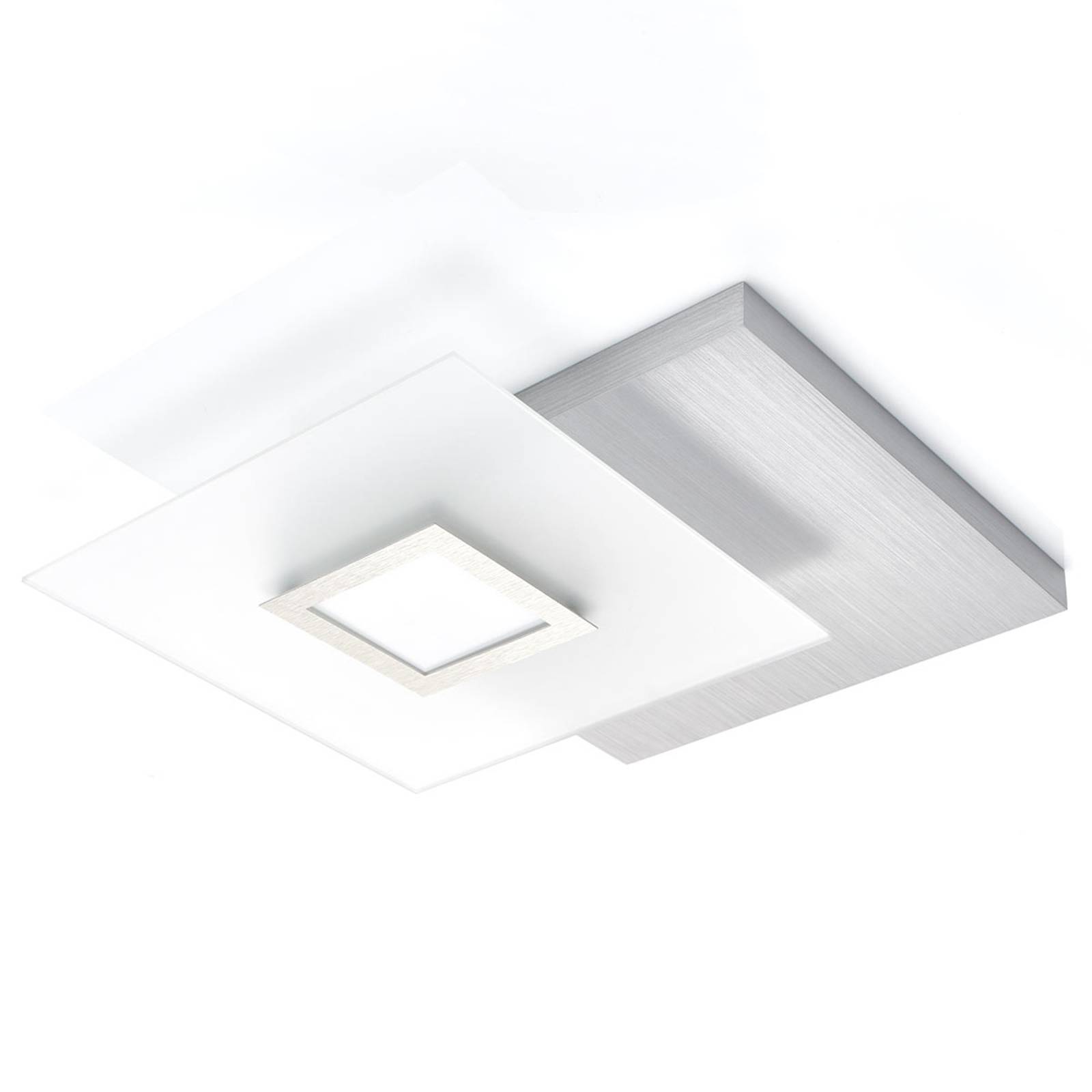 Näyttävä LED-kattovalaisin Flat, himmennettävä