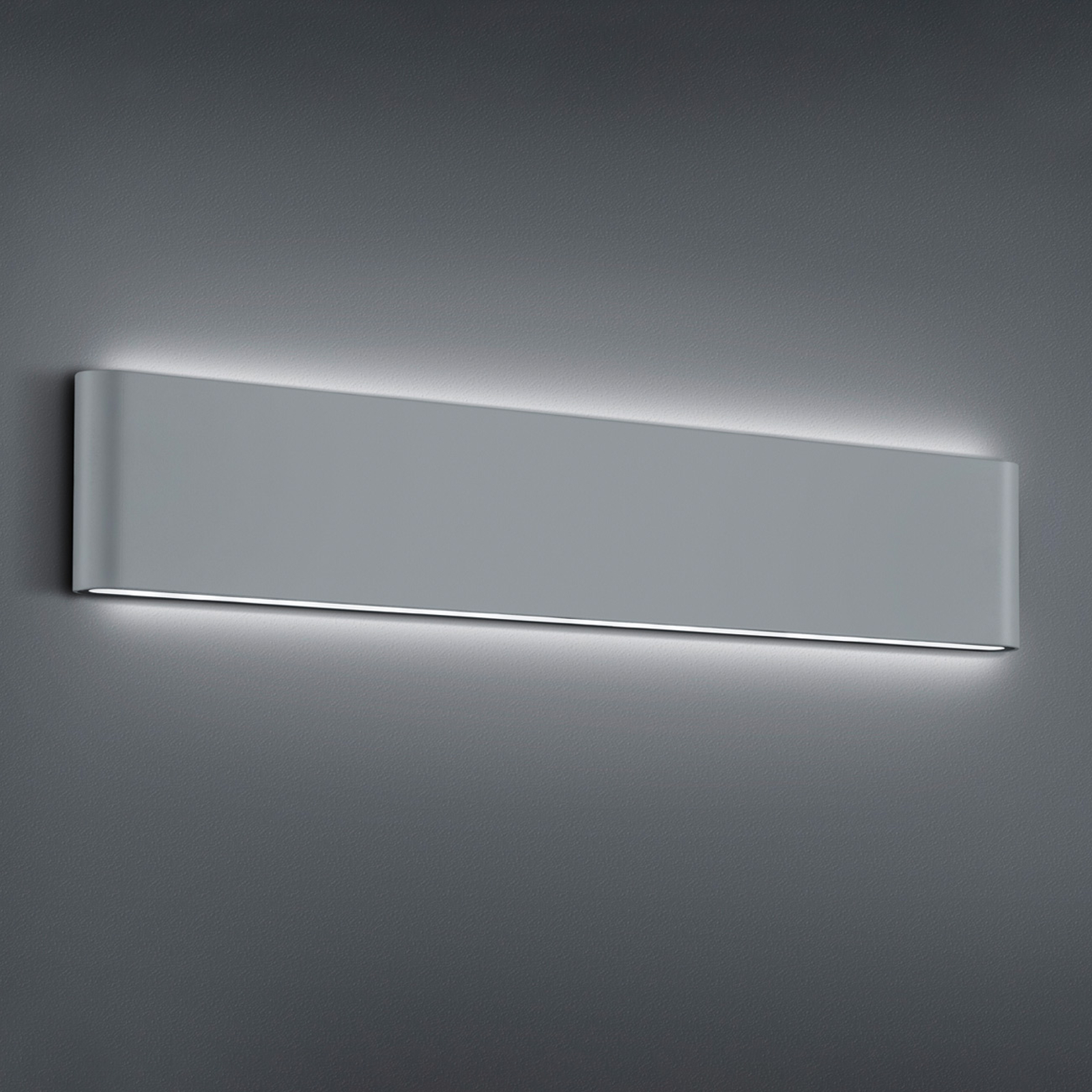 LED-ulkoseinälamppu Thames II, titaanin värinen