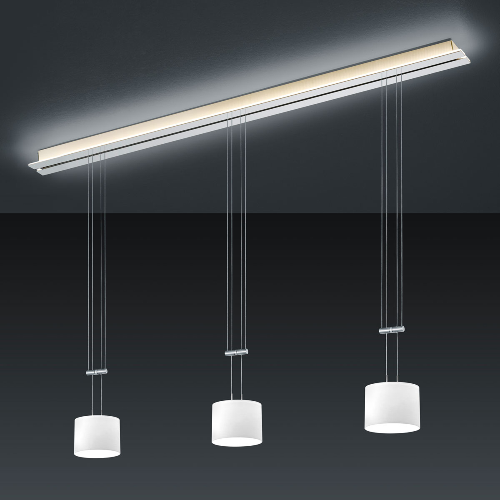 BANKAMP Strada Gracia -riippuvalaisin, 3-l, 155 cm