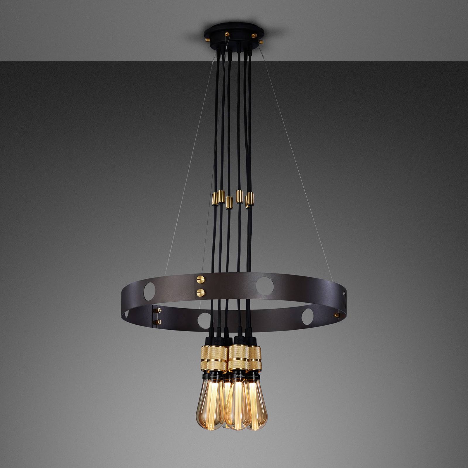 Buster + Punch Hero Light 100cm grafiitti/messinki