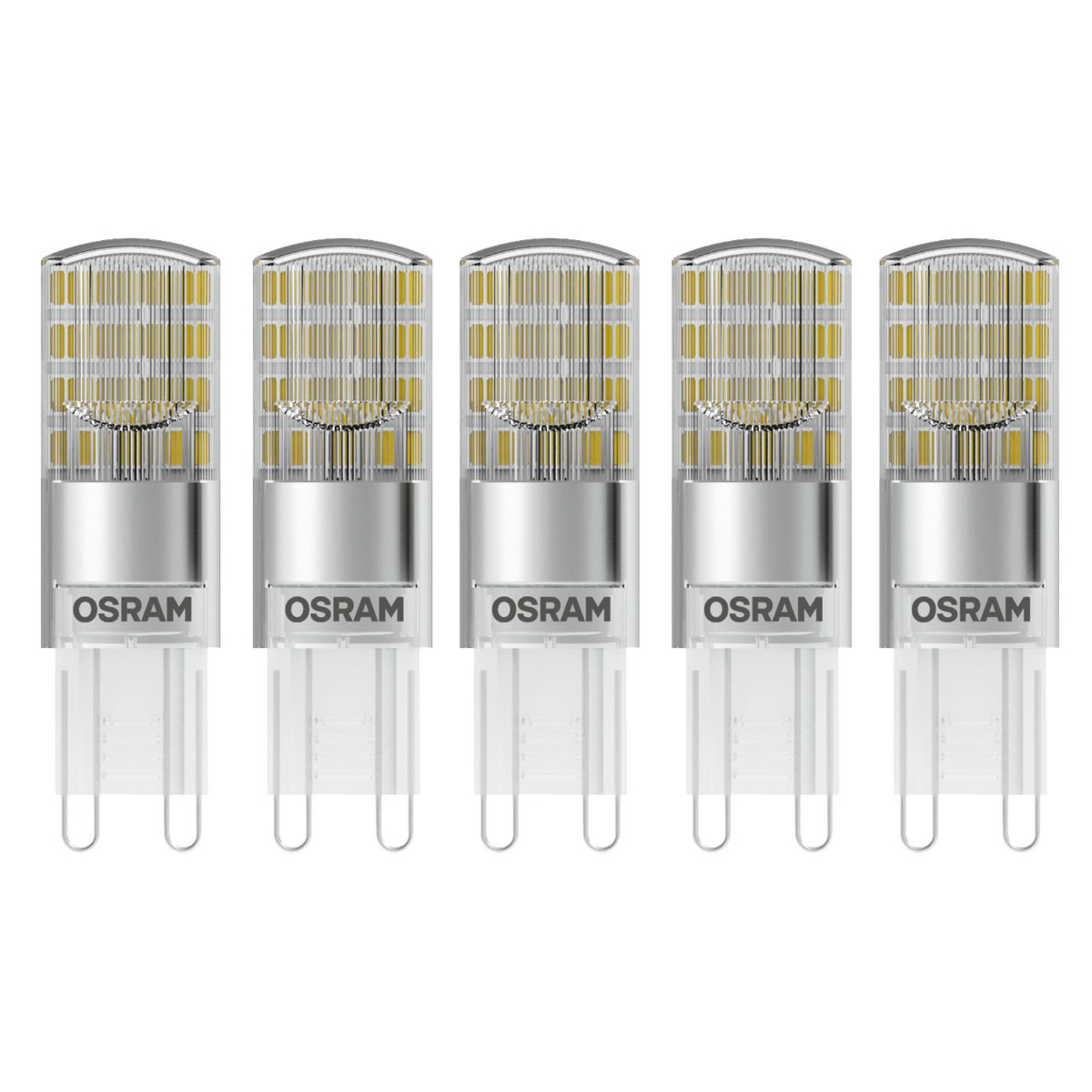 OSRAM-LED-lamppu G9 2,6W, 5 kpl