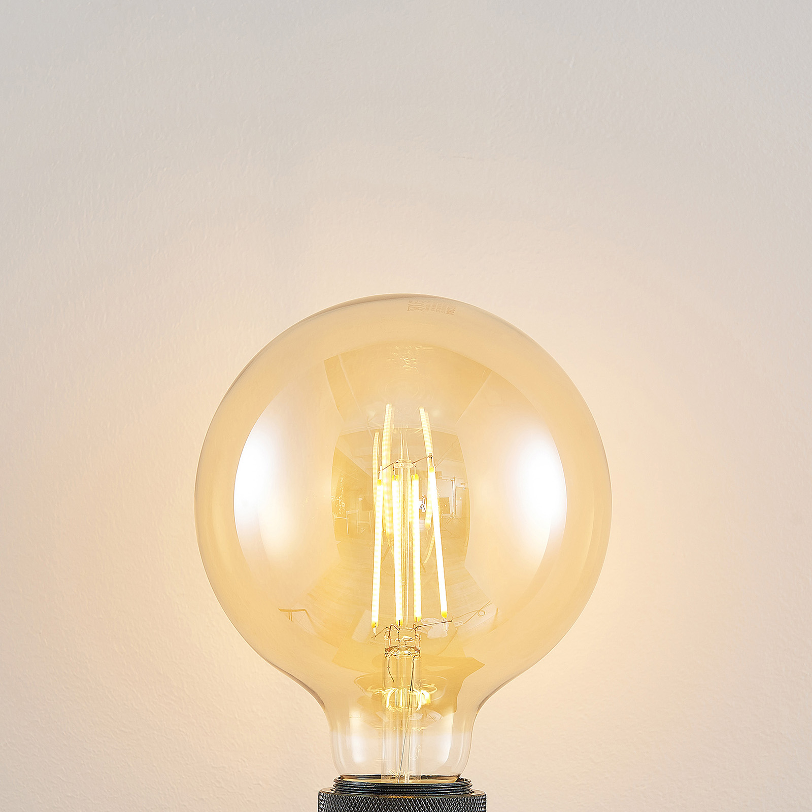 LED-lamppu E27 G125 6,5 W 2 500 K meripihka
