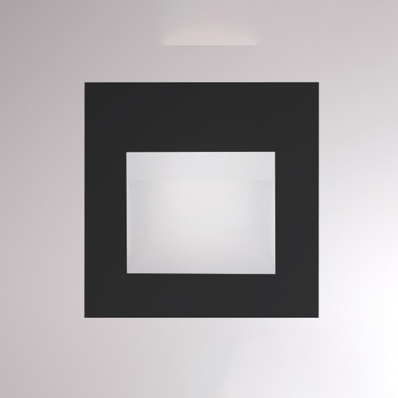 LED-seinäuppovalaisin Pan, musta