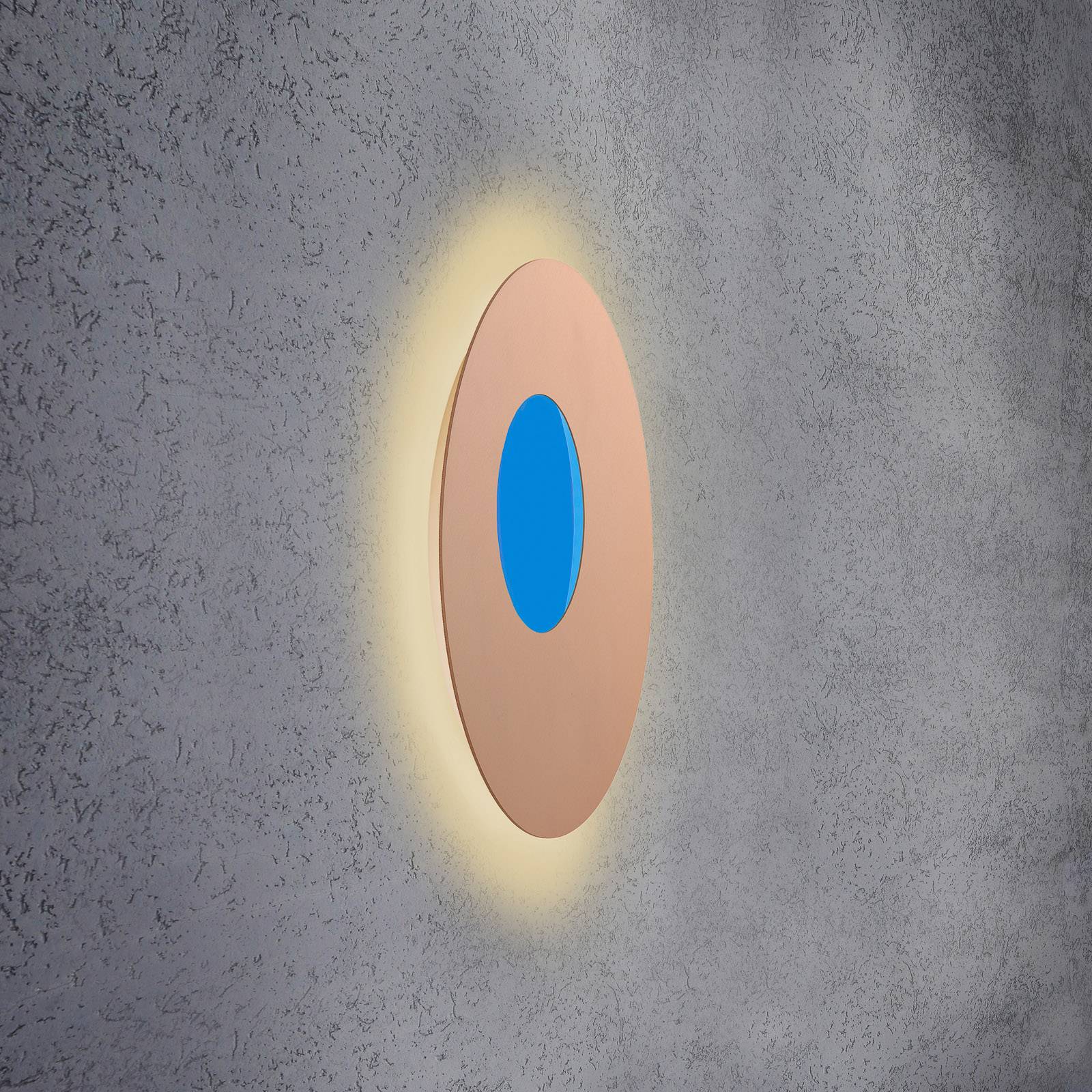 Escale Blade Open -LED-seinävalo RGB+W roosa 59cm