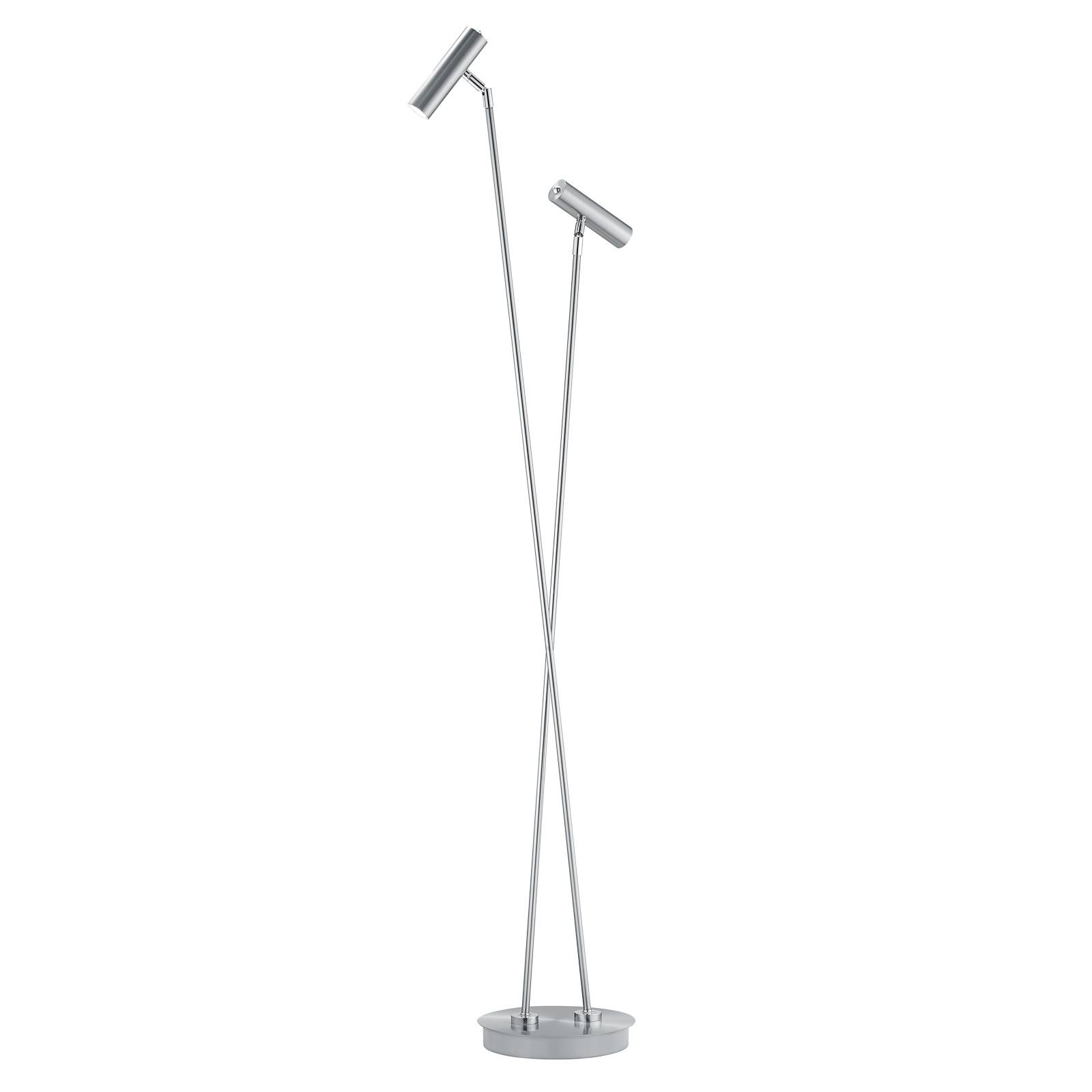 B-Leuchten Tom LED-lattiavalaisin, matta nikkeli