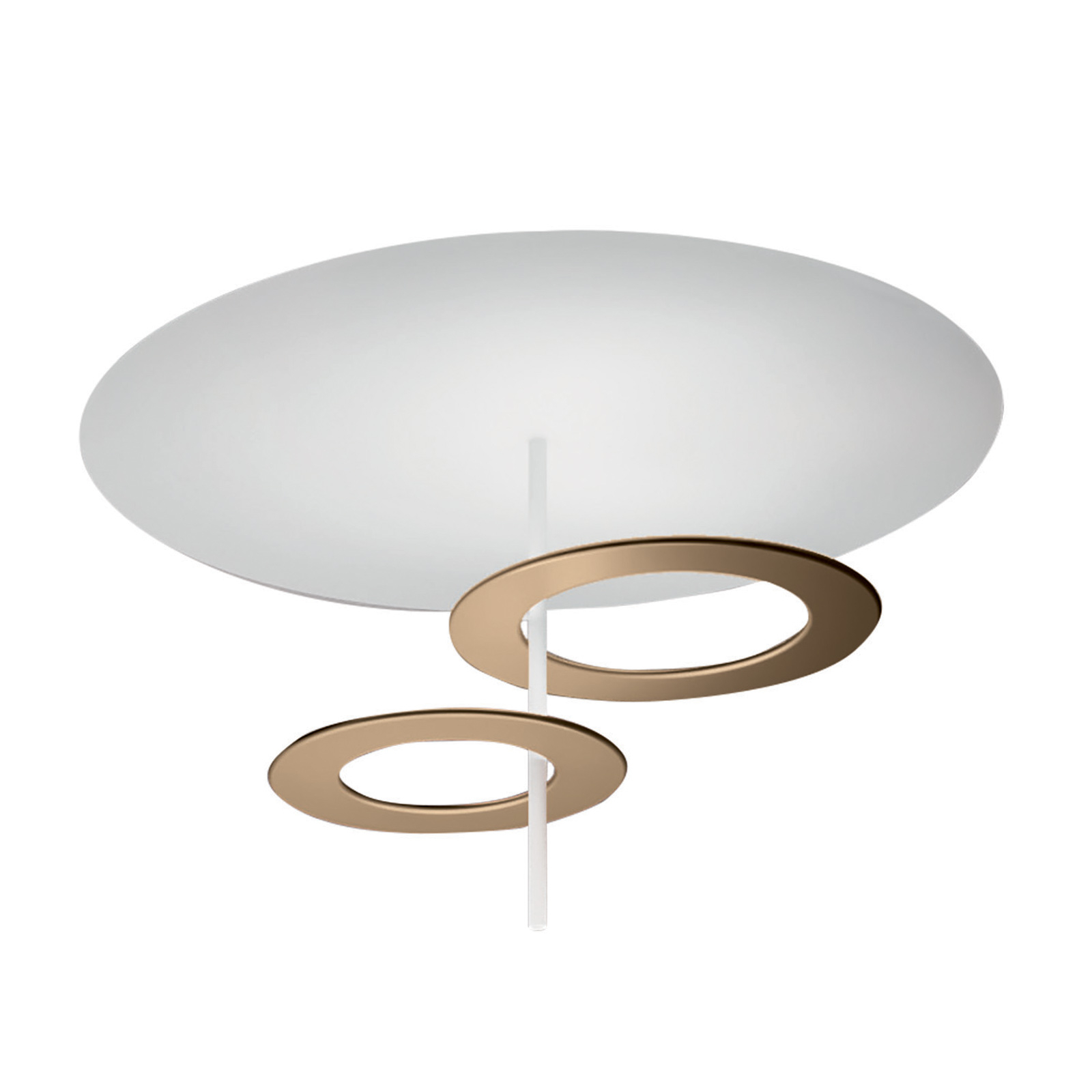 ICONE-LED-kattovalaisin Hula Hoop P2 - 2 levyllä