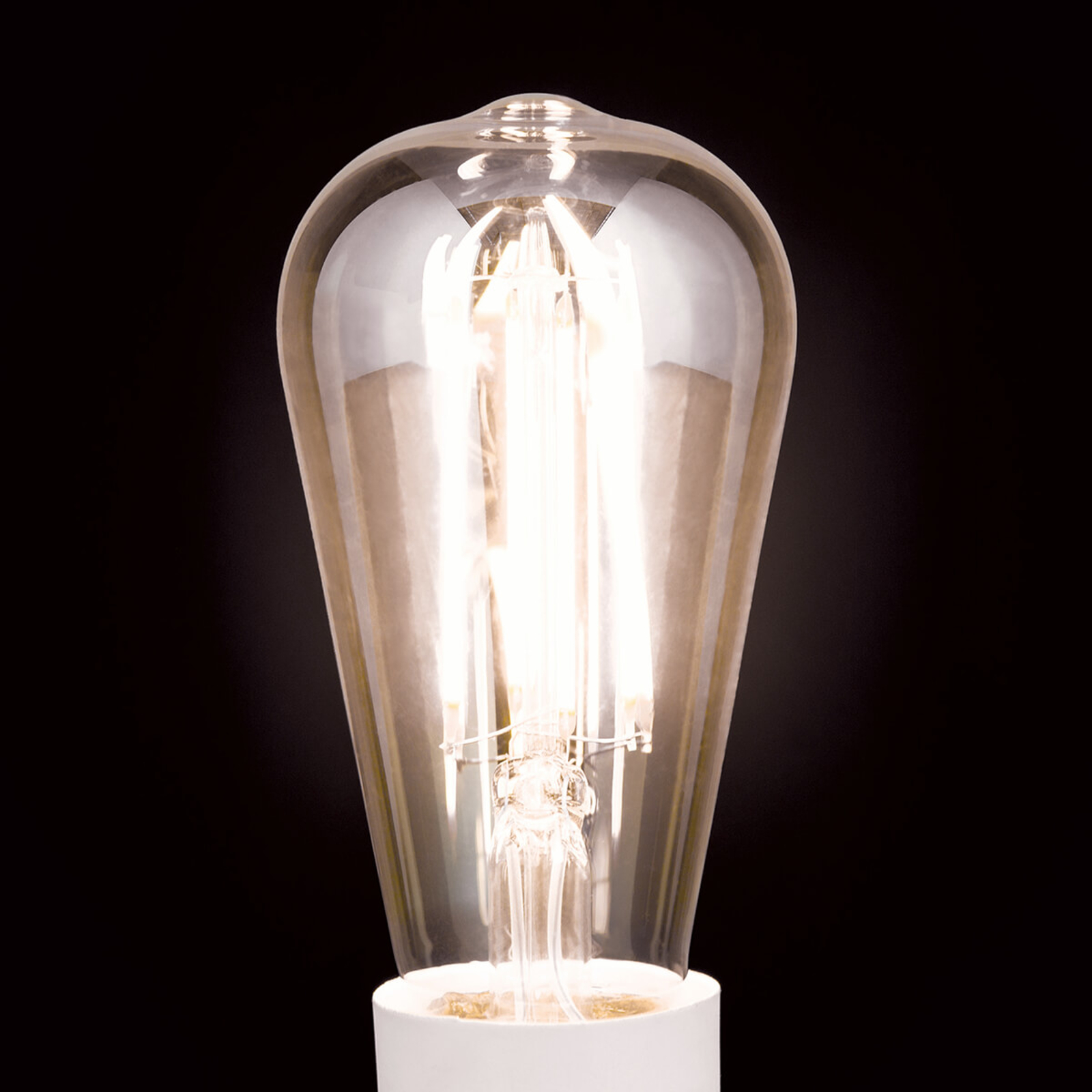 Rustiikkinen LED-lamppu E27 7 W, valk., himm.