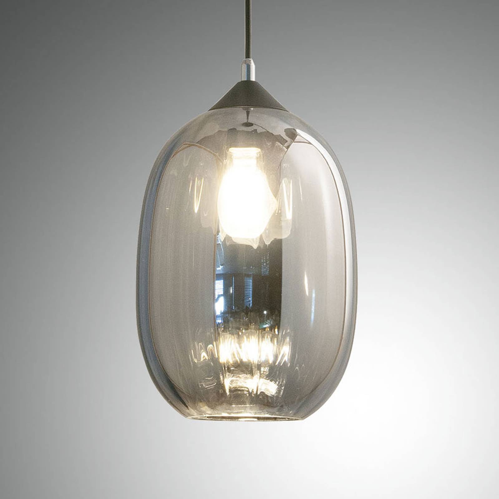 Riippuvalo Infinity lasia, 1-lamppuinen, Ø 20 cm