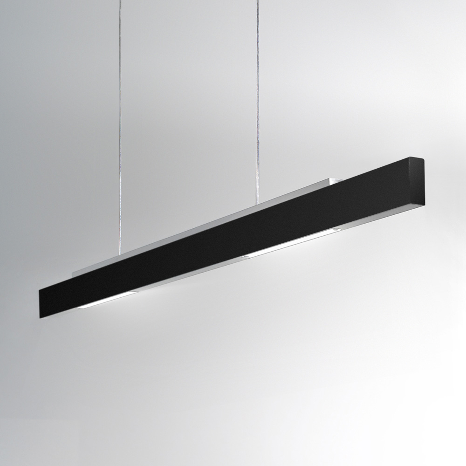 ICONE Tratto -LED-riippuvalaisin, 2-puolinen musta