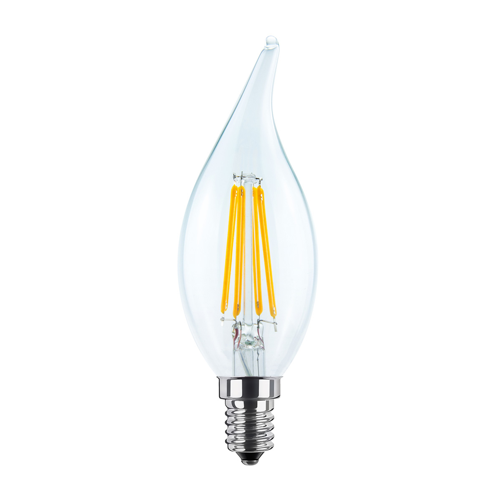 Kaksikantainen tuulenvire LED-lamppu E14 4W 2700 K