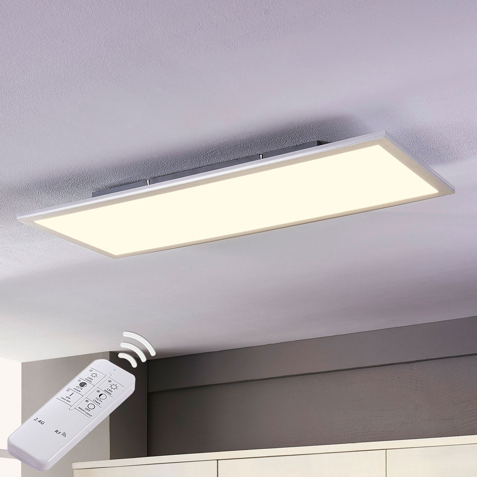 Lindby Livel -LED-paneeli, CCT, 80 cm x 30 cm