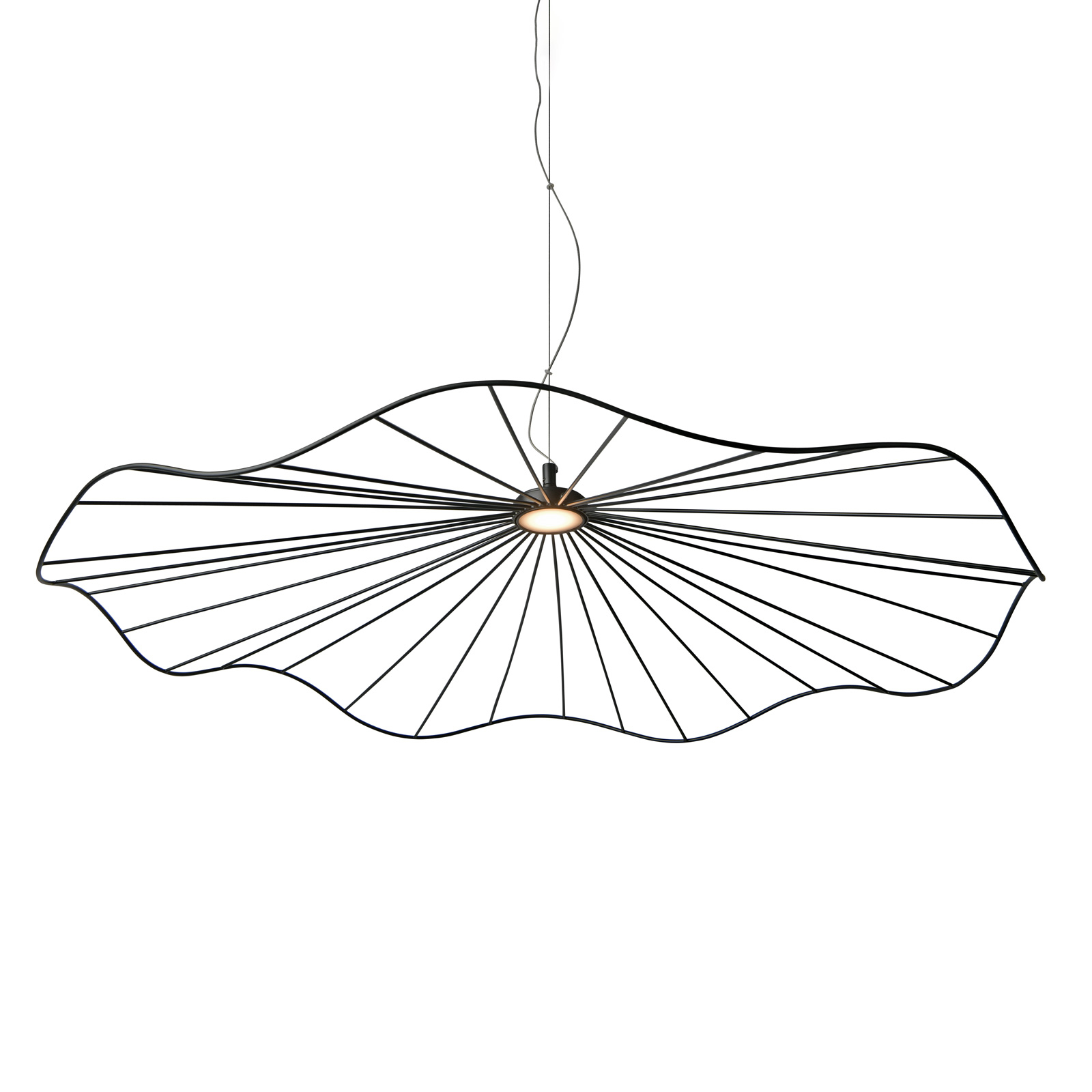 LED-riippuvalaisin Mesh, Ø 80 cm