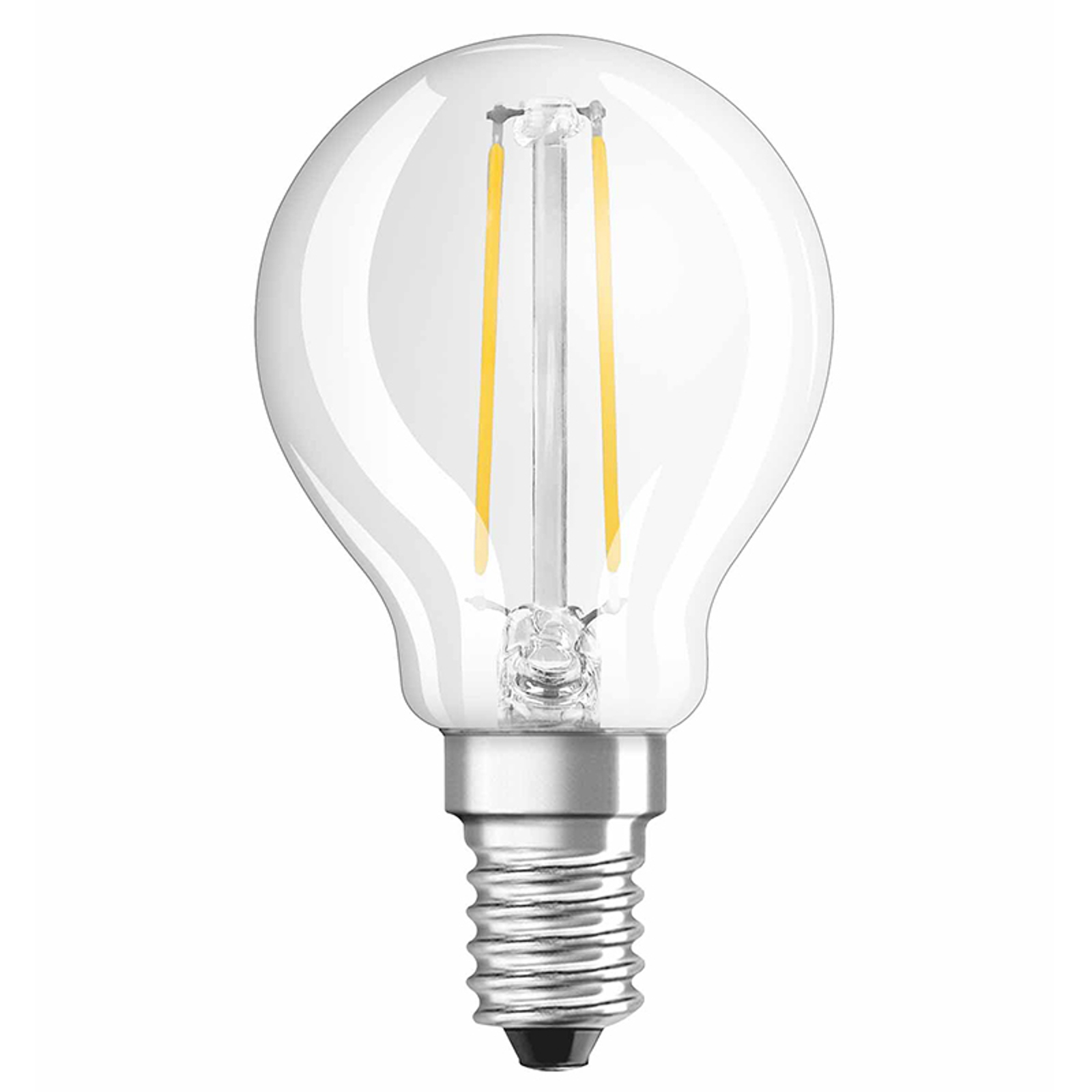 OSRAM-LED-lamppu E14 pisara 2,5W 827 Retrofit