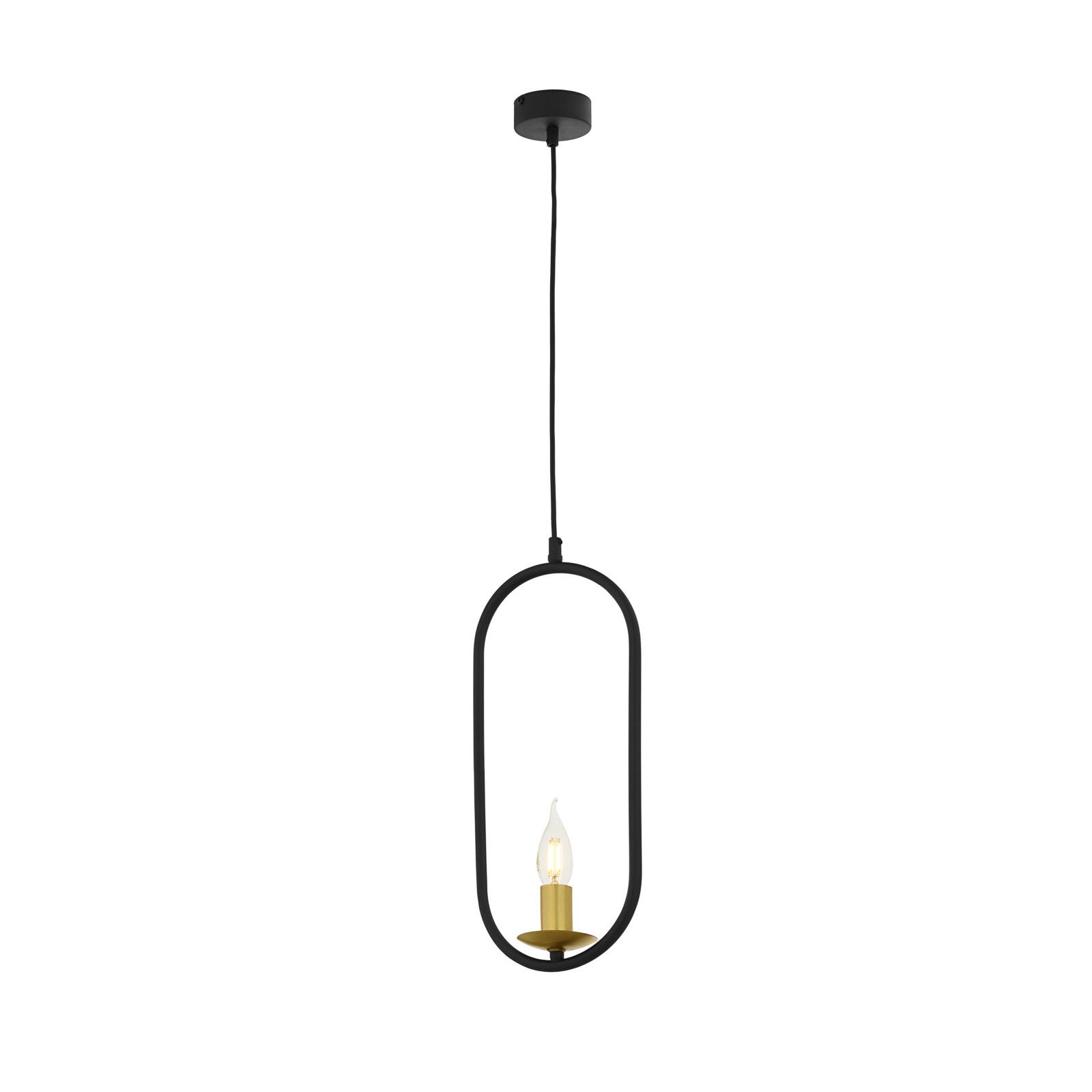 Riippuvalo Candle, 1-lamppuinen, musta