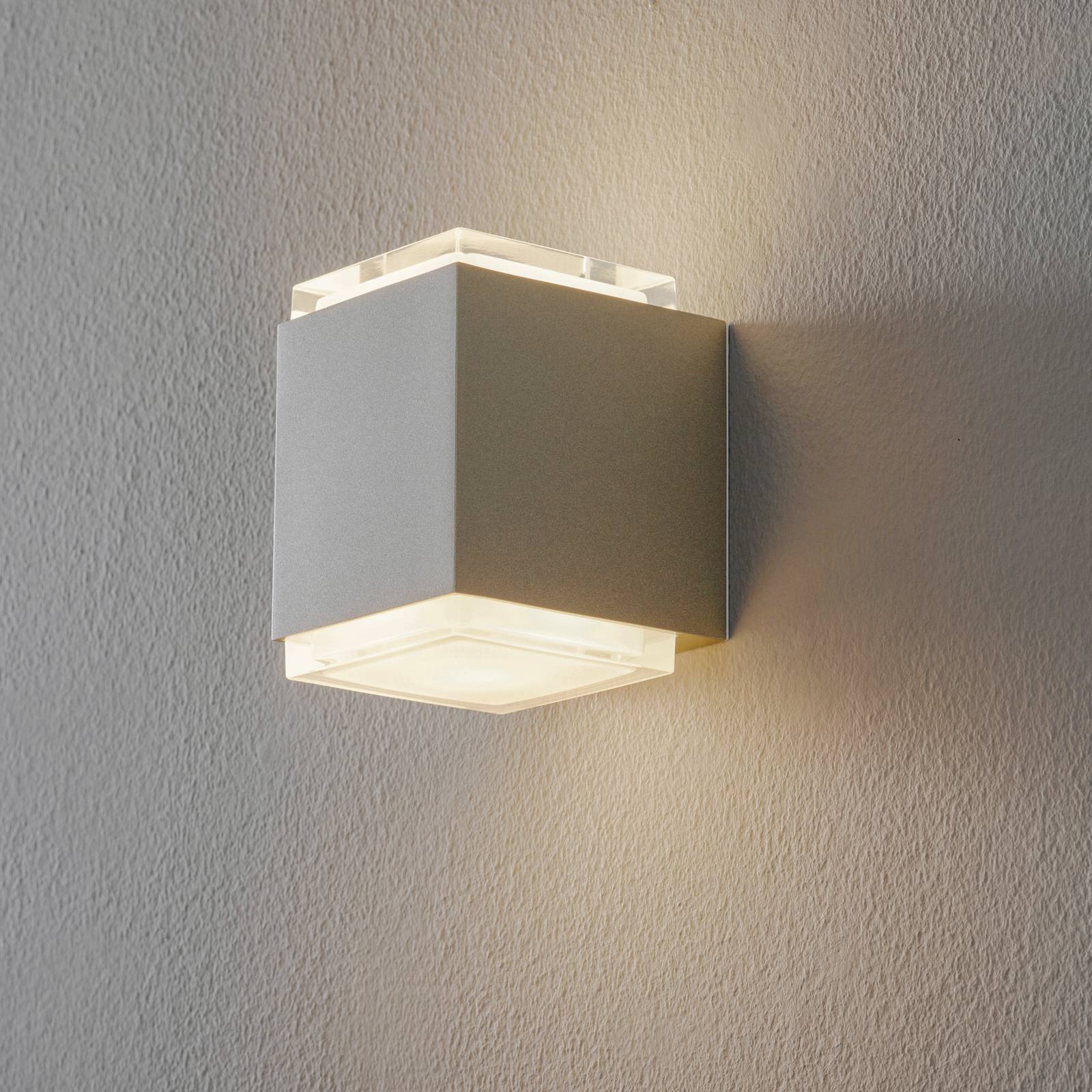 BEGA 50063 LED-seinävalaisin 3000K 9 cm palladium