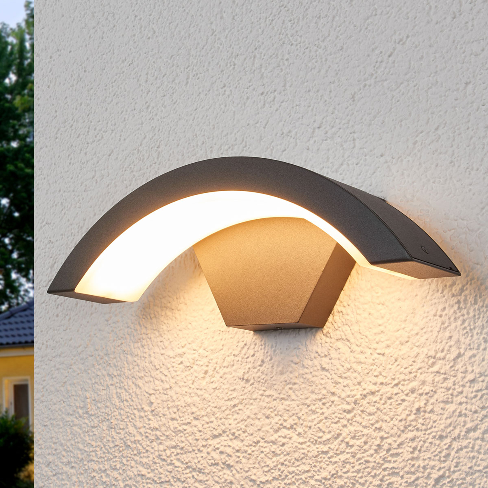 Kaareva LED-ulkoseinävalaisin Jule