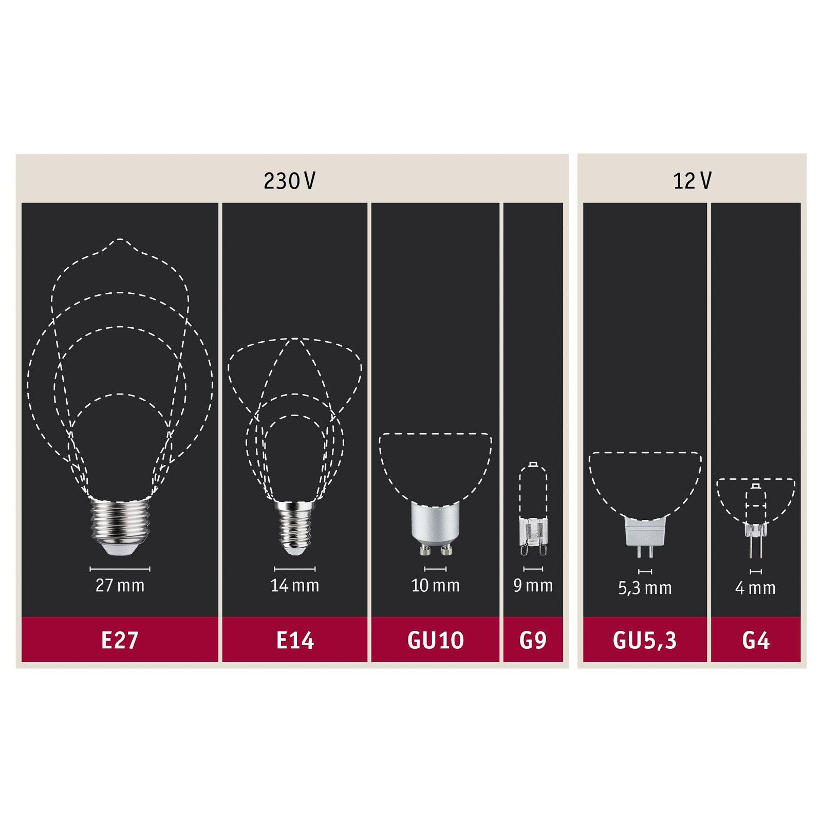 Paulmann-LED-lamppu E27 Filament oranssi 1,1W