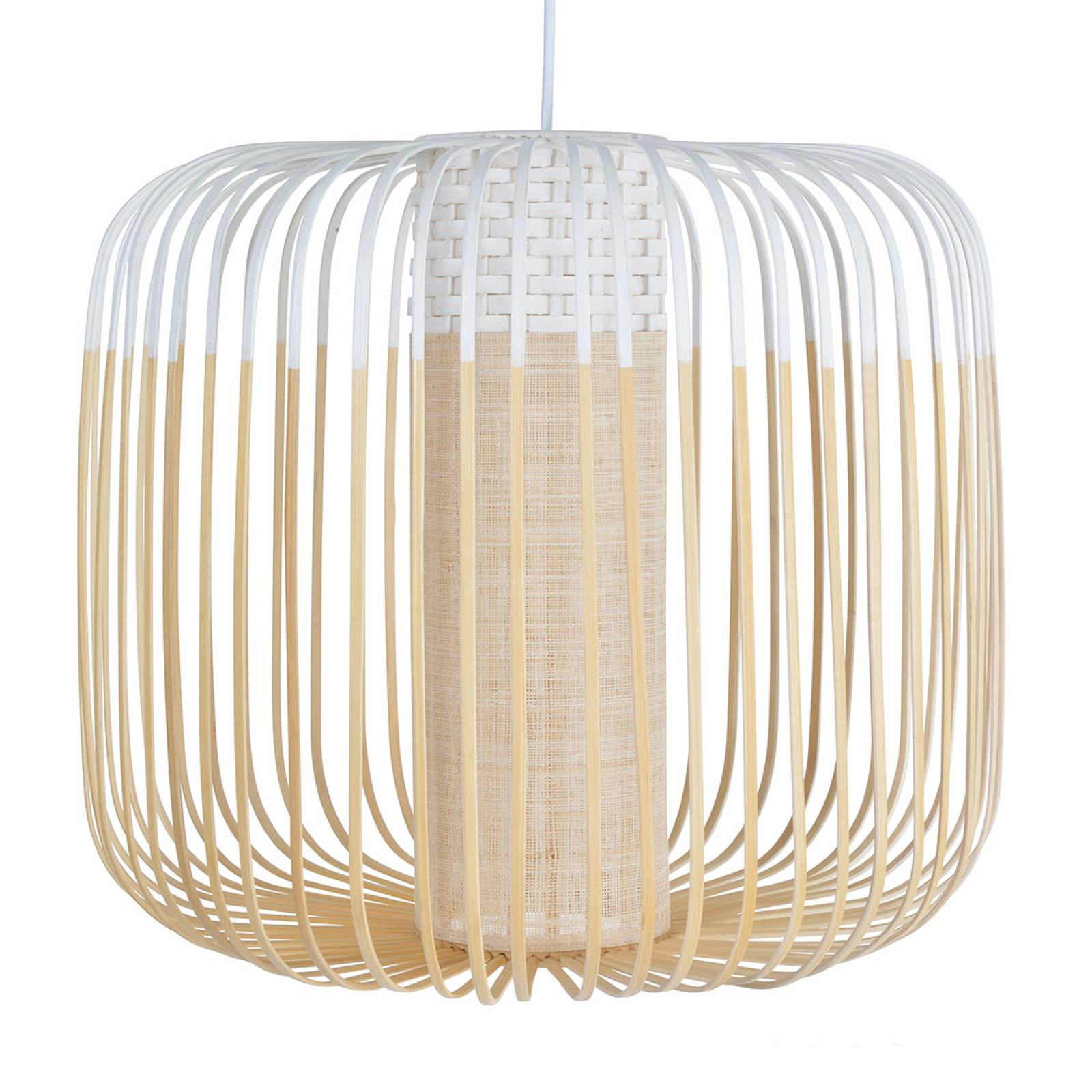 Forestier Bamboo Light M-riippuvalo 45cm valkoinen