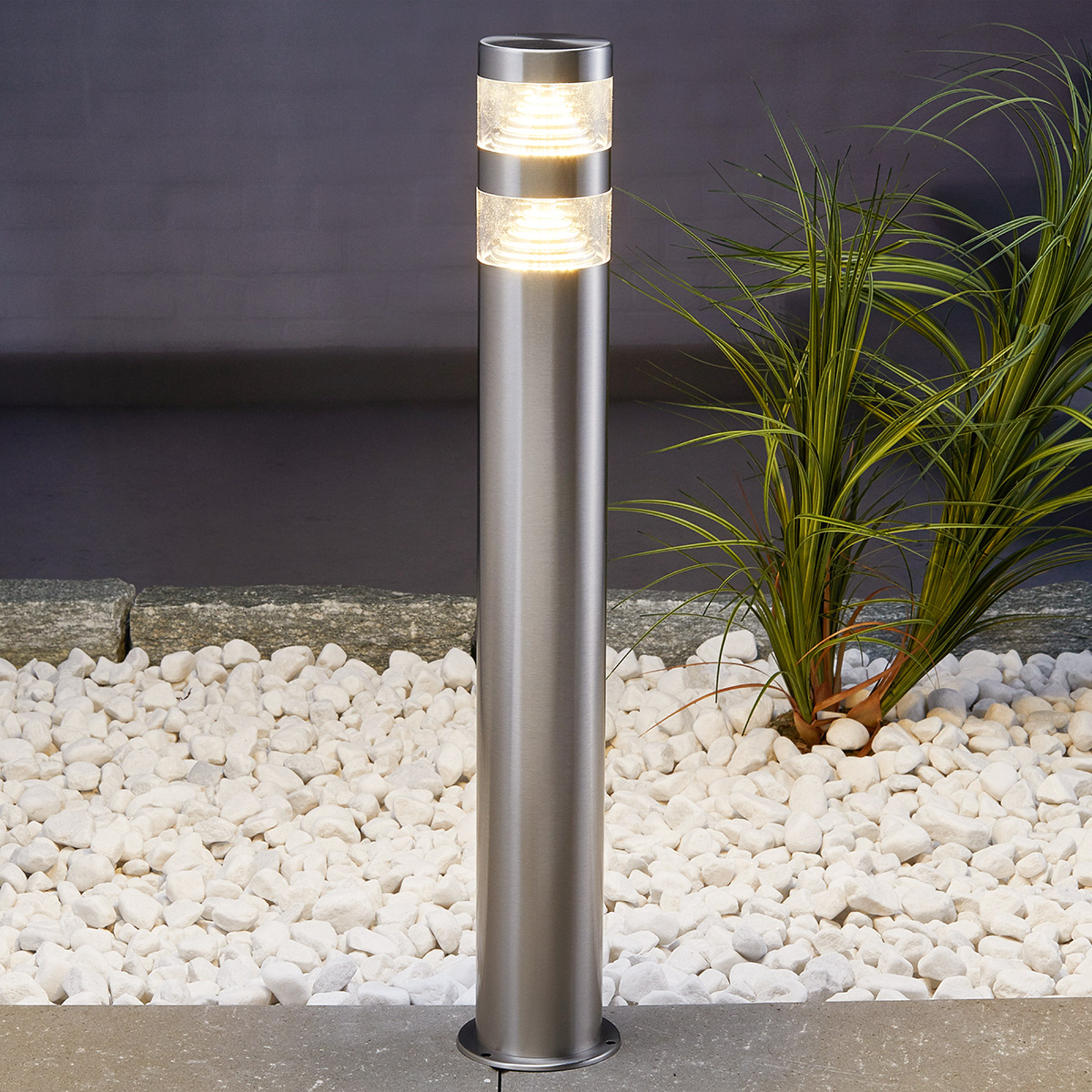 LED-pihatievalaisin Lanea ruostum. terästä, 60 cm