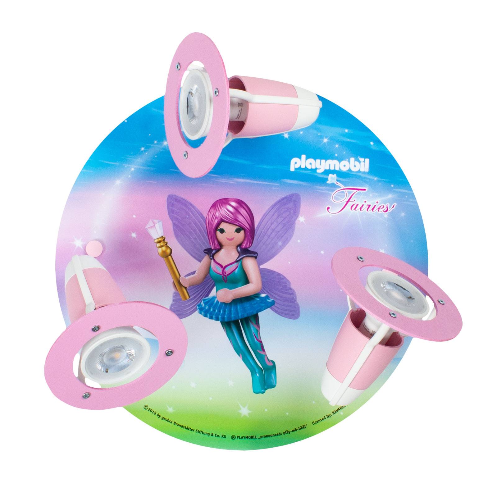 Kattovalaisin Spot PLAYMOBIL Fairies, 3-lamppuinen