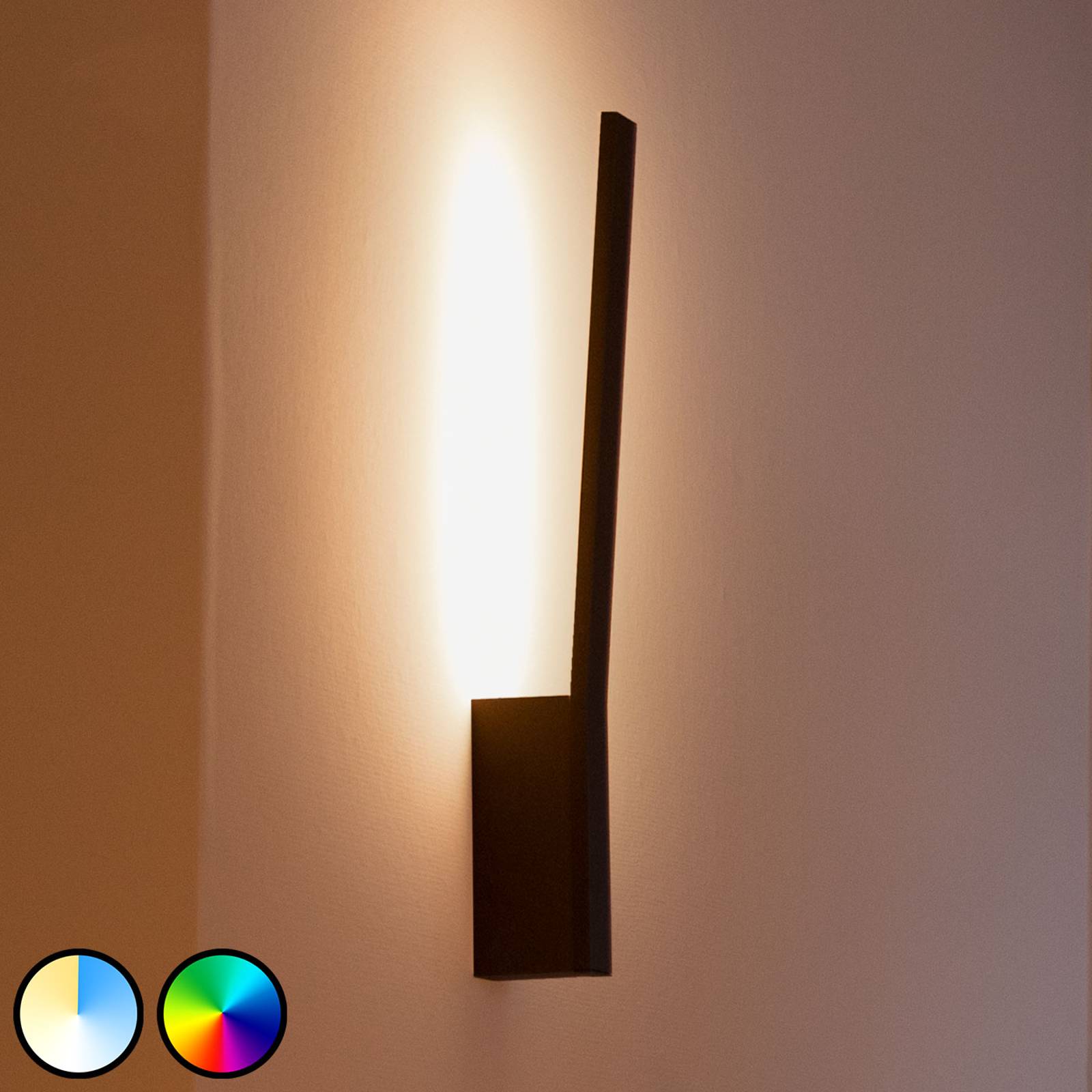 Philips Hue Liane LED-seinävalaisin, RGBW, musta
