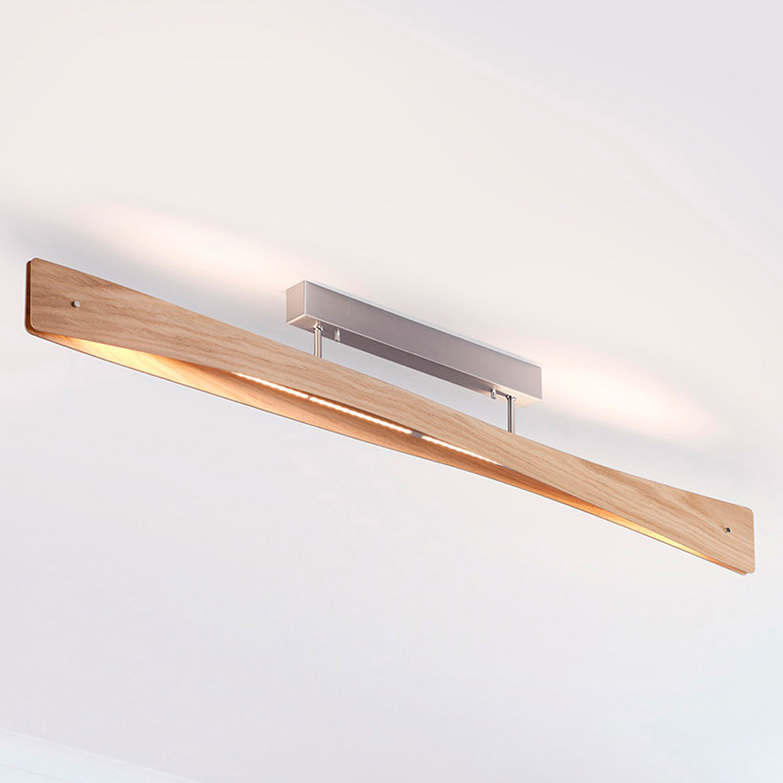 Lucande Lian LED-kattovalaisin, tammi