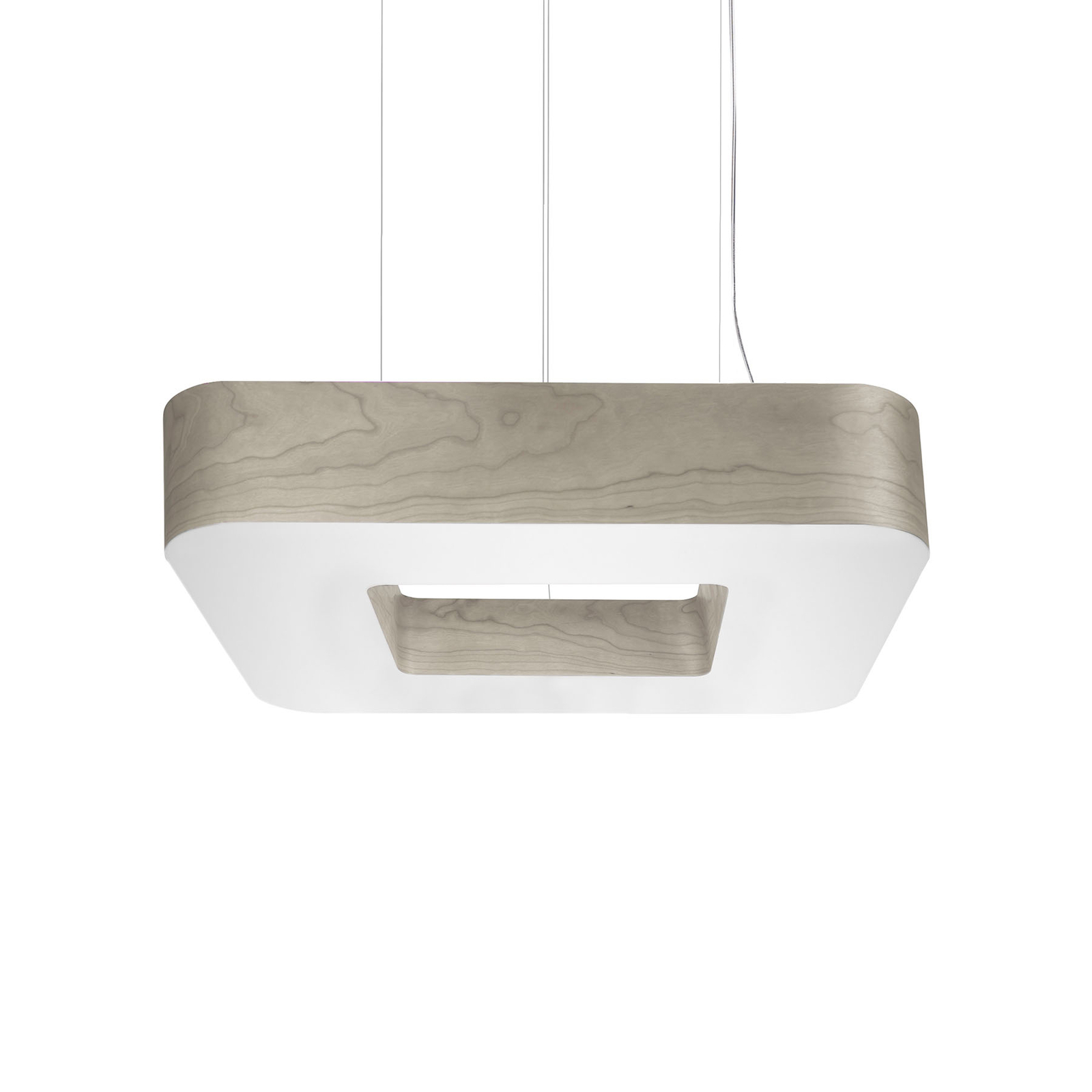 LZF Cuad -LED-riippuvalaisin 0–10 V, harmaa