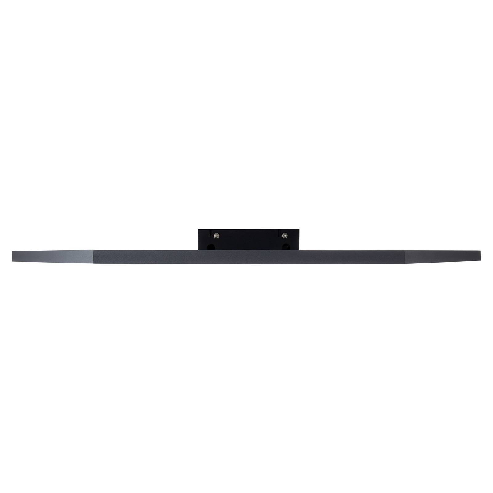 AEG Evyn -LED-paneeli 6-kulmainen musta Ø80cm CCT
