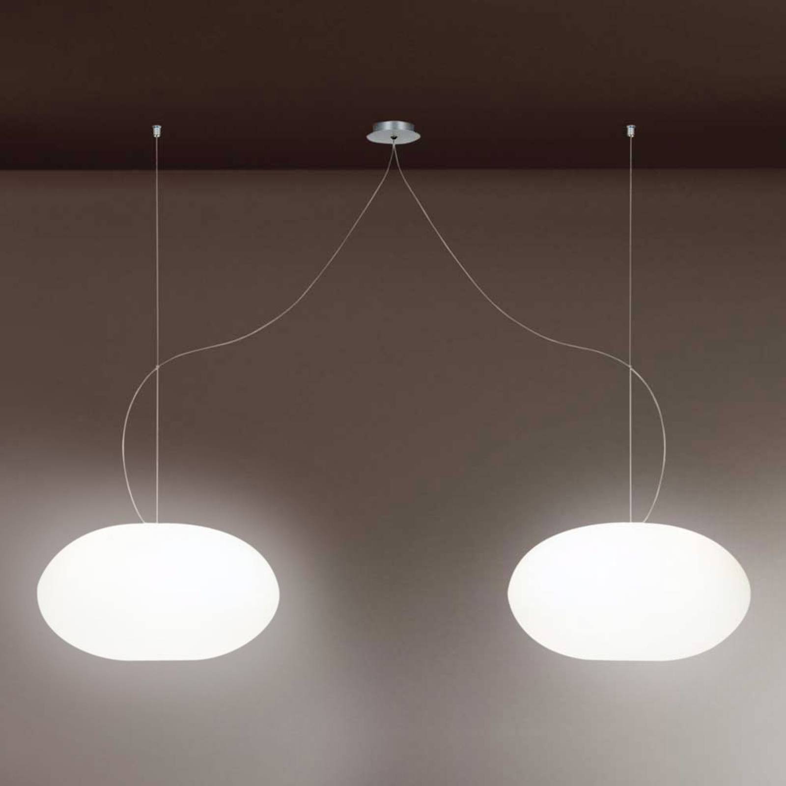 Design-riippuvalaisin AIH 28 cm kiiltävänvalkoinen