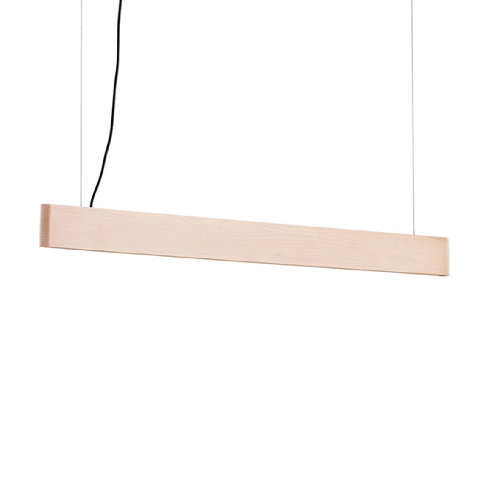 LED-riippuvalaisin Abbon, varjostin pyökkiä, 70 cm