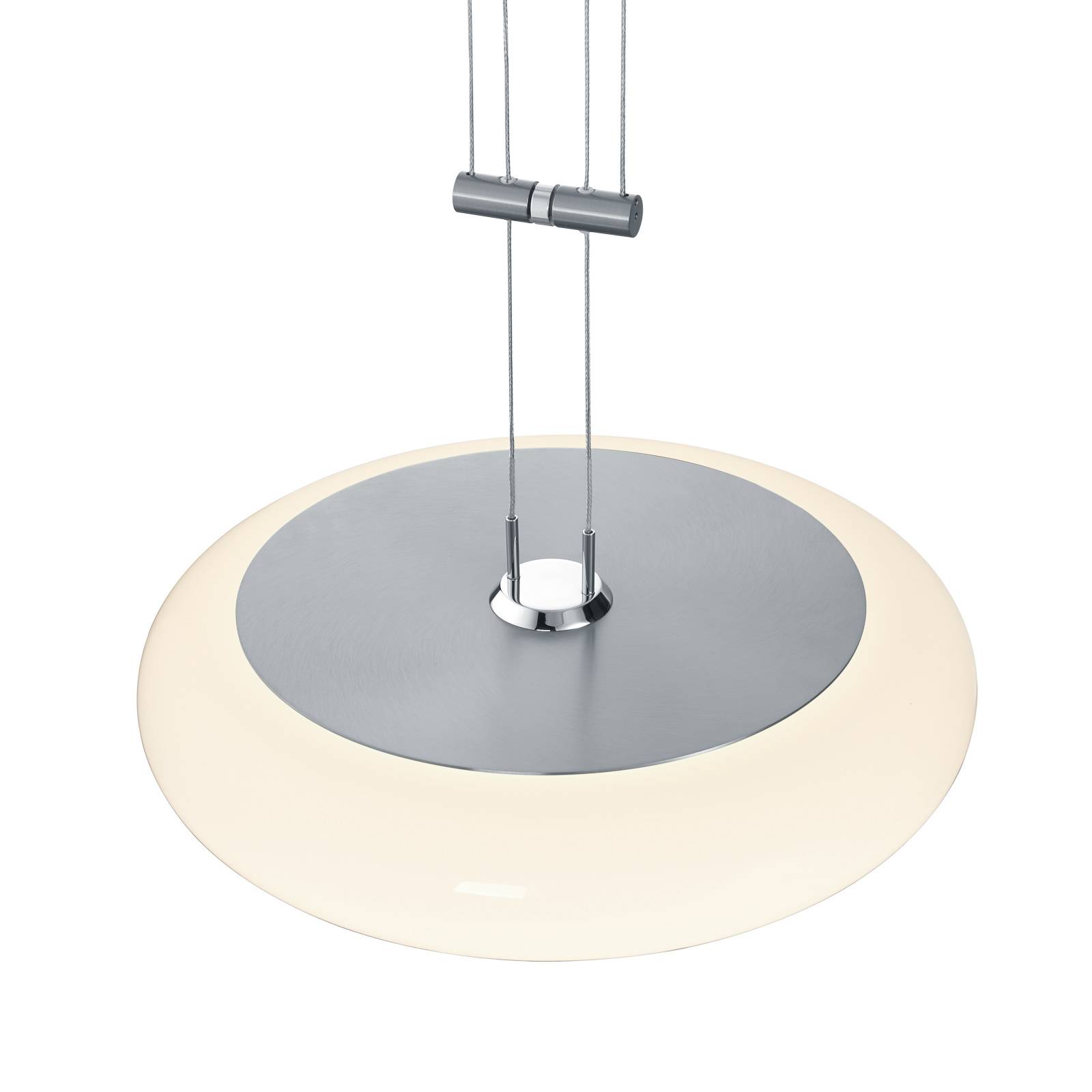 BANKAMP Centa riippuvalaisin 1-lamp 34 cm nikkeli