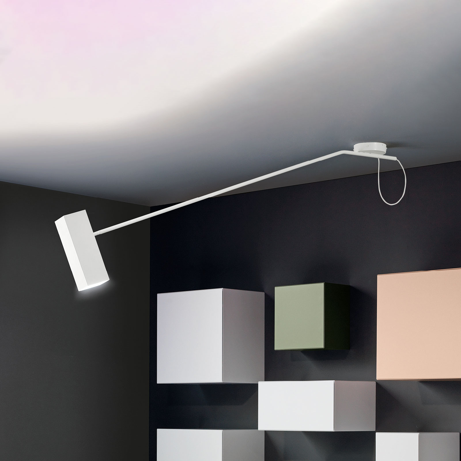 Modo Luce Dejavú kattovalaisin, 95 cm valkoinen