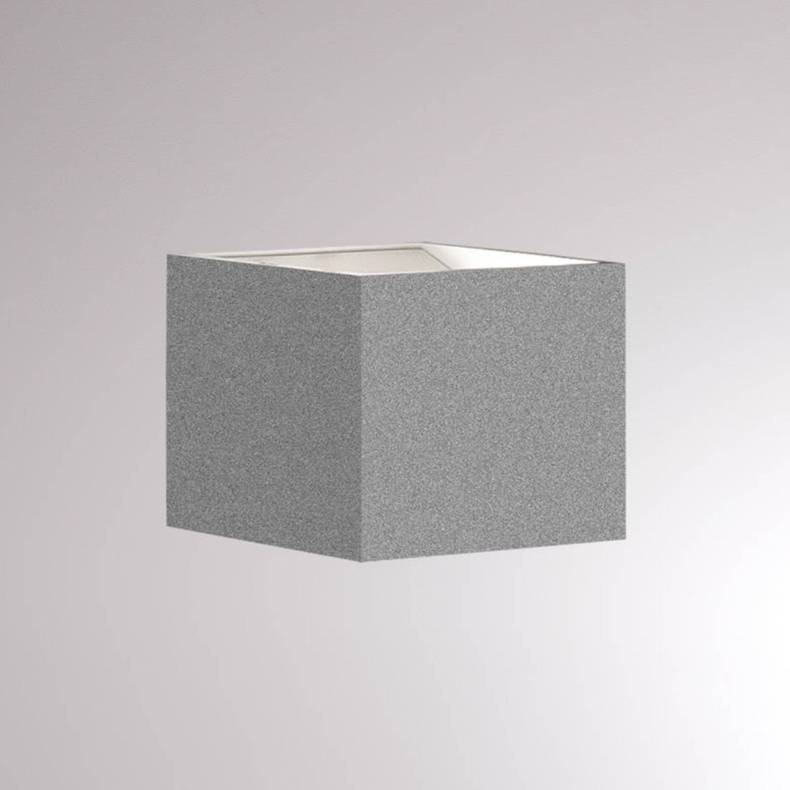 LOUM Foro -LED-seinävalaisin 2 700 K, 7 cm, hopea