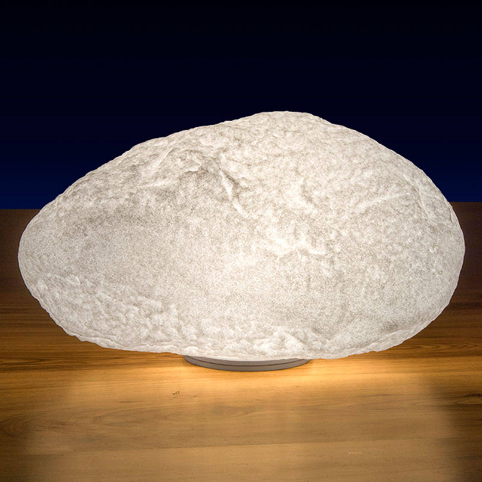 Graniitinvärinen LED-kivivalaisin, akku, 27 cm
