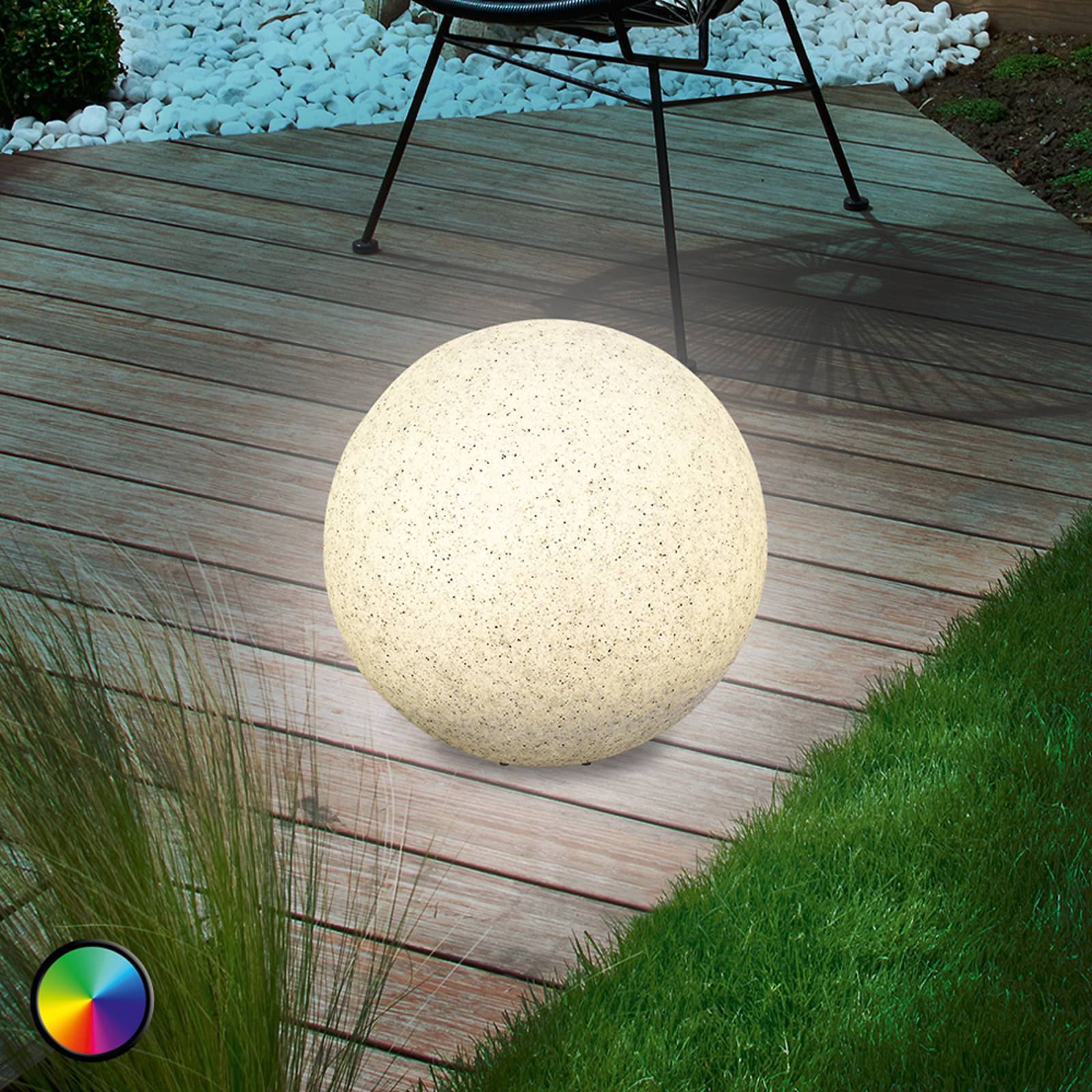 Mega Stone 30 - LED-pallovalaisin aurinkokennolla