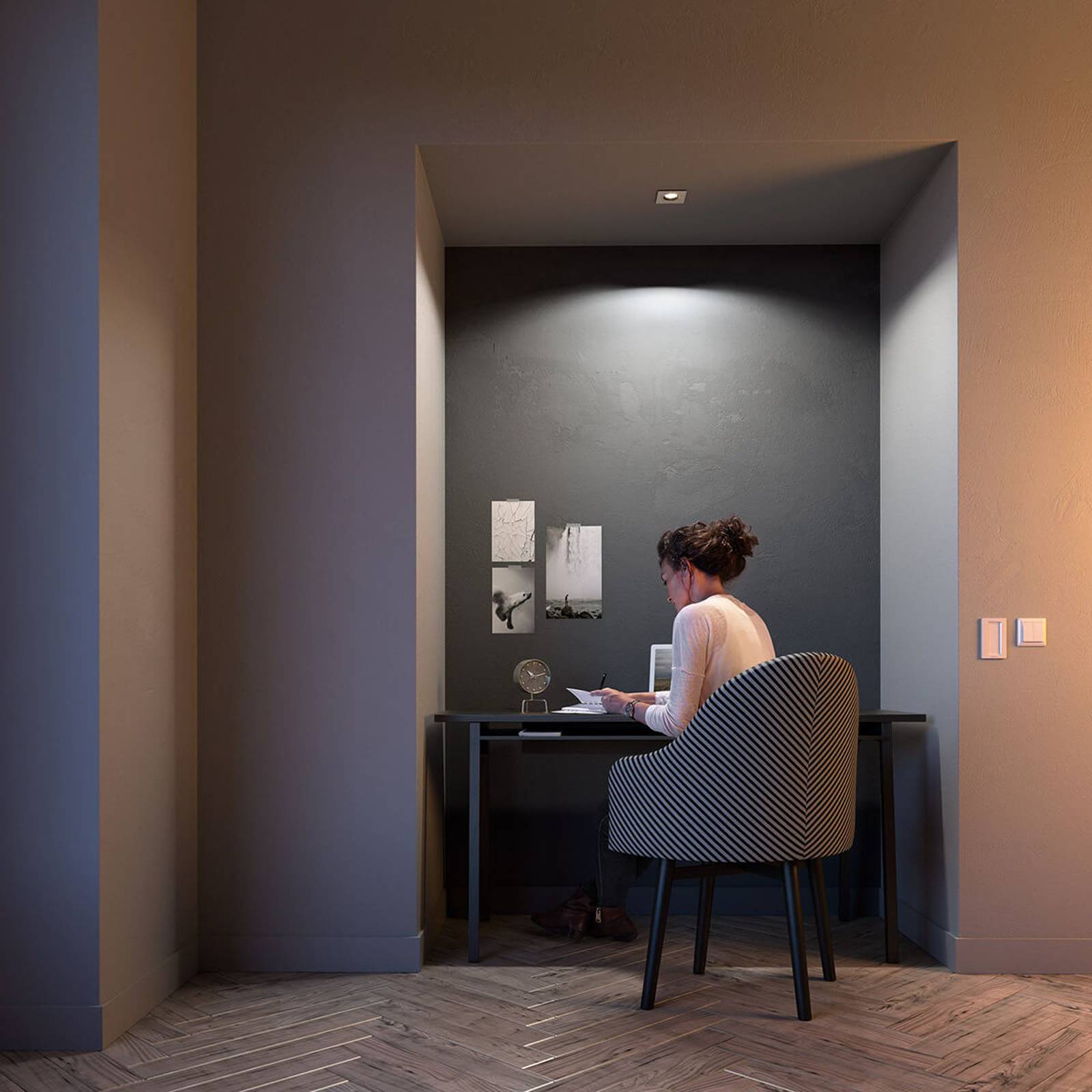 Philips Hue Milliskin spotti kulmikas valkoinen