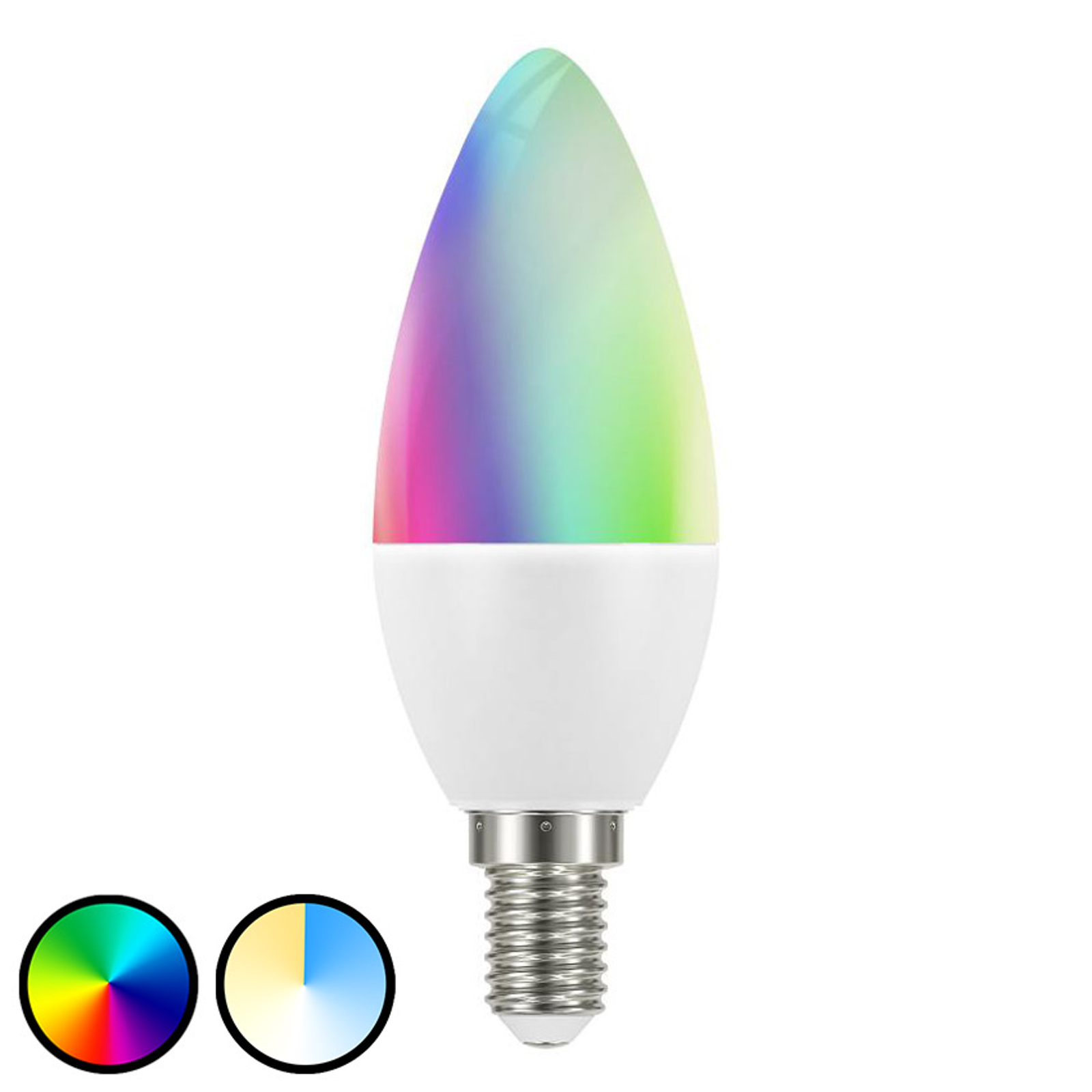 Müller Licht tint white+color -LED-lamppu E14 6W