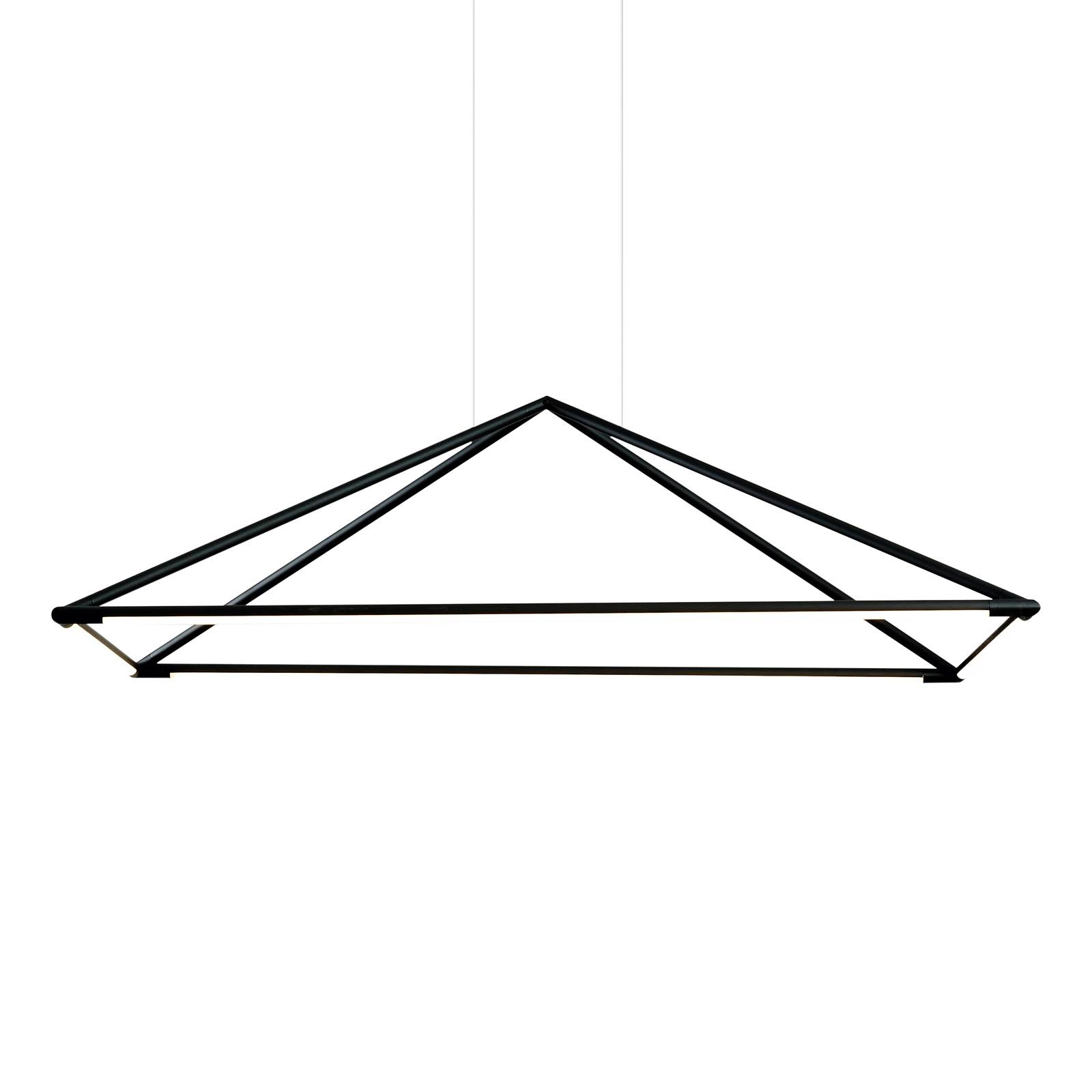 Grok Tubs -LED-riippuvalaisin matta musta 120x80cm