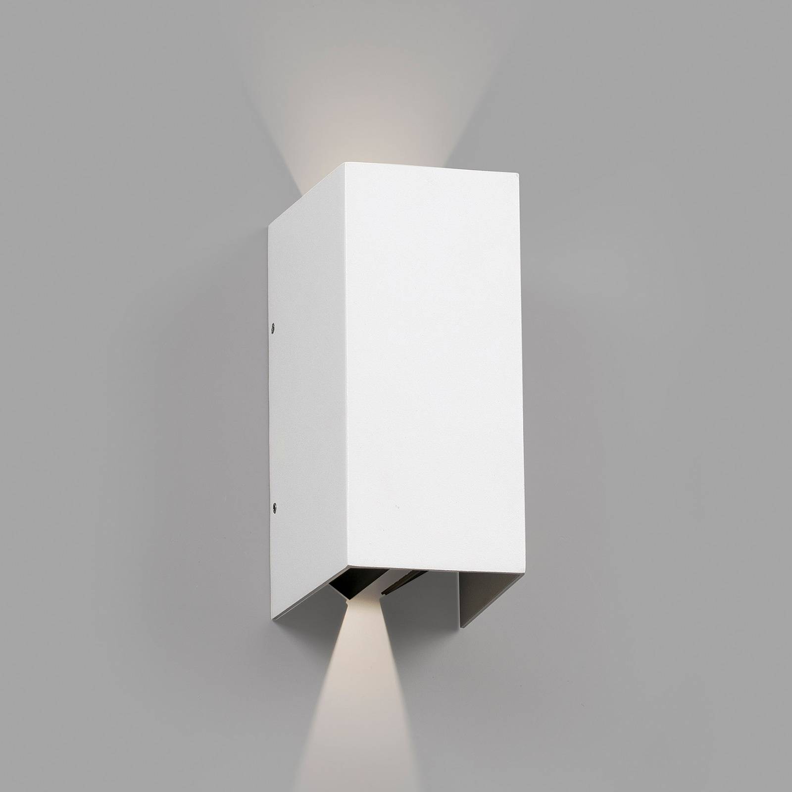 LED-ulkoseinälamppu Blind, valkoinen
