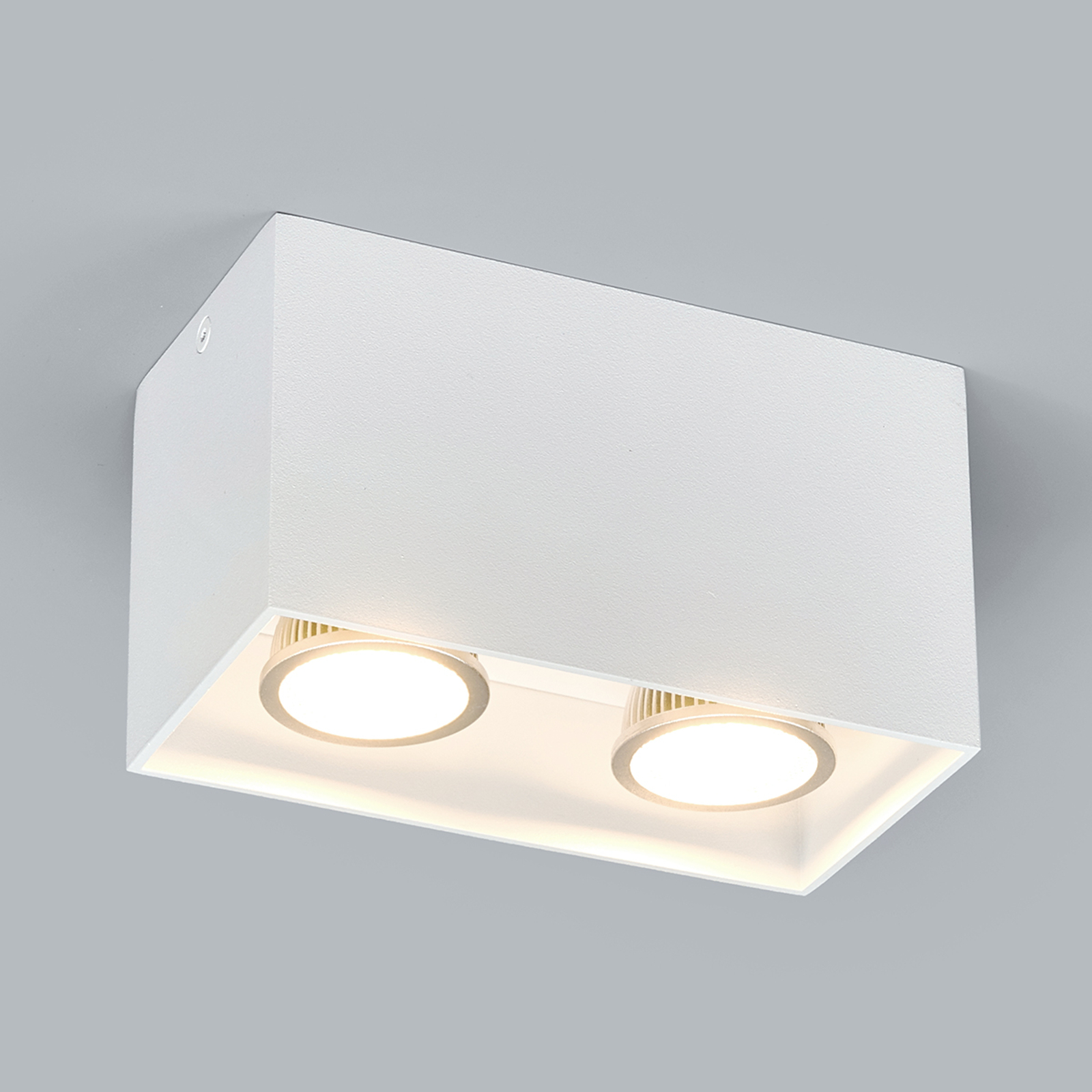 2-lamp. Pinta-asennettava downlight Carson, valk.