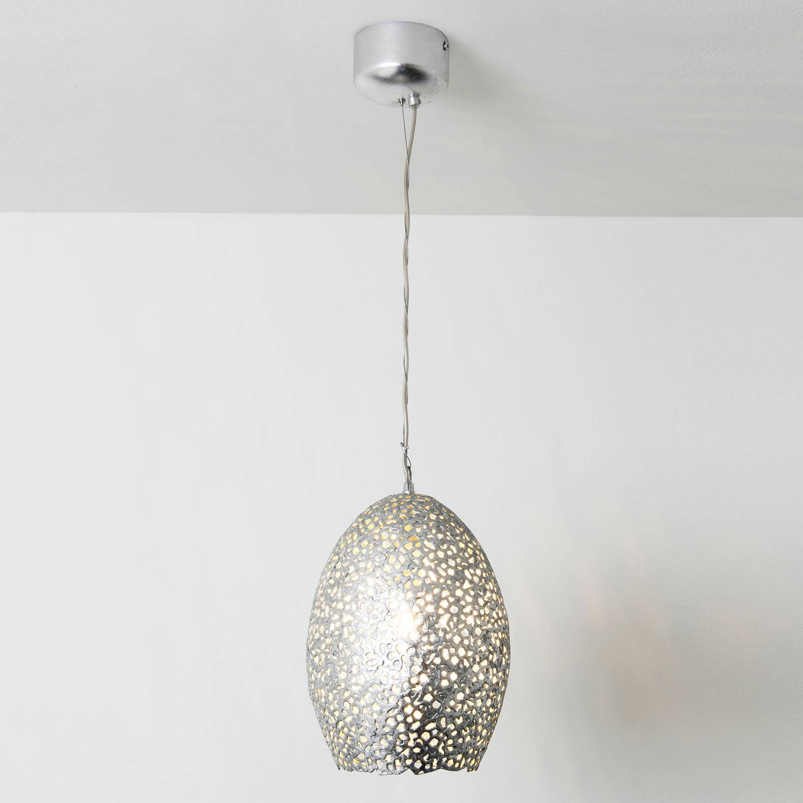 Riippuvalo Cavalliere, hopea, Ø 22 cm
