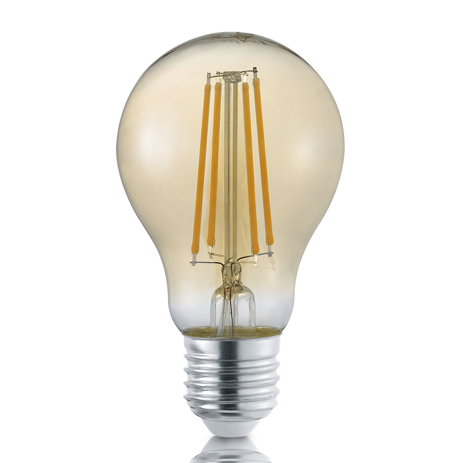 LED-filam.lamppu E27 8W gold Switch Dimmer 2700K