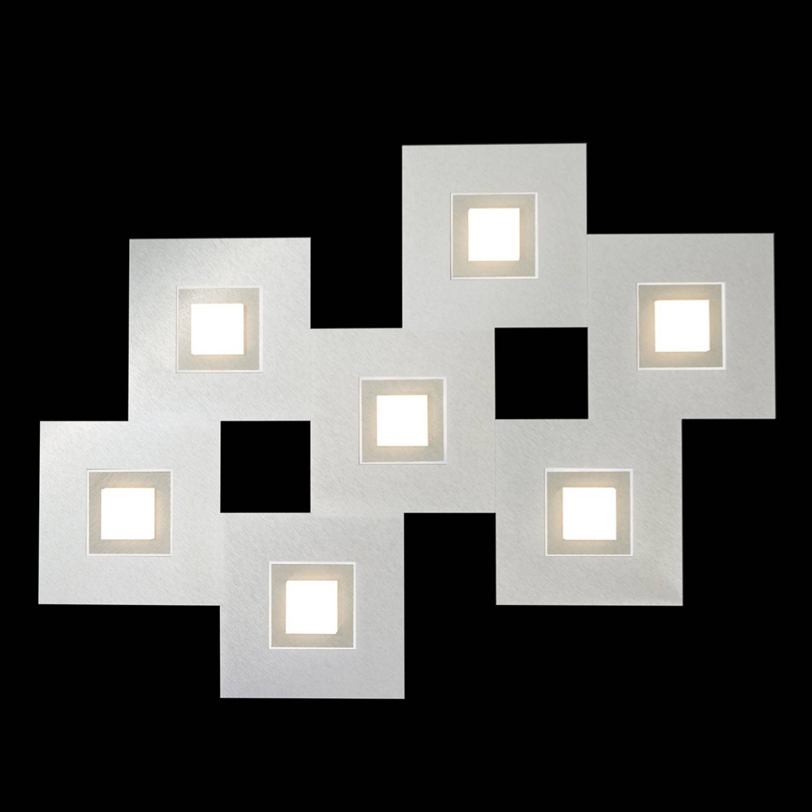 GROSSMANN Karree LED-kattovalaisin, 7-lampp.