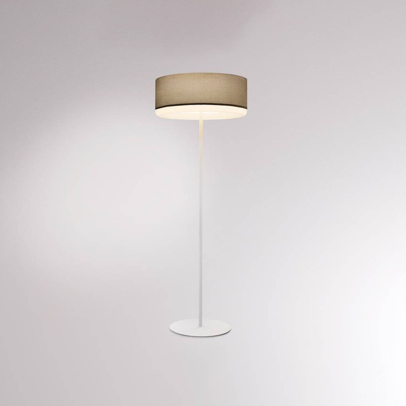 LOUM Apollo -LED-lattiavalo Ø 65 cm beige