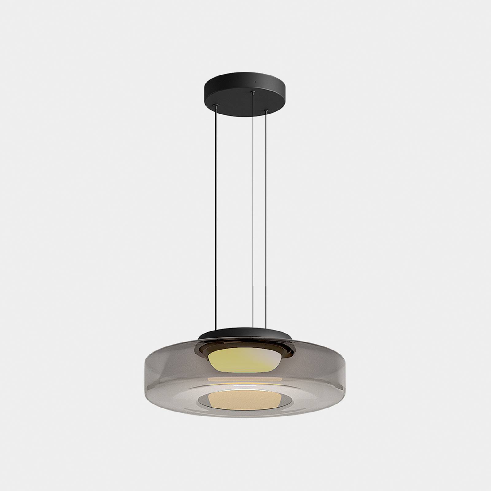 LEDS-C4 Strada-riippuvalo DALI K 13cm Ø40cm harmaa