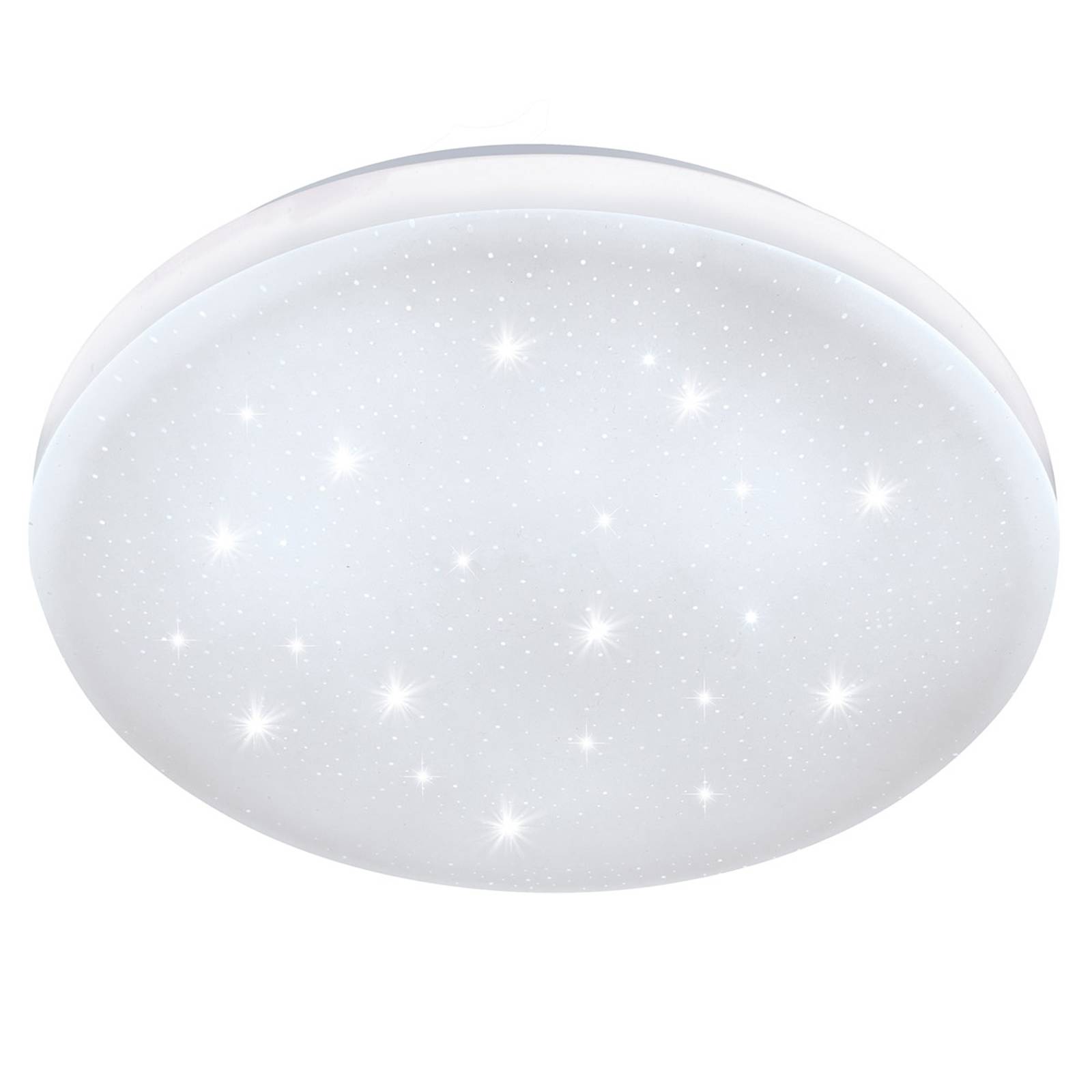 Frania-S-LED-kattovalo, kristallitehostein Ø 33 cm