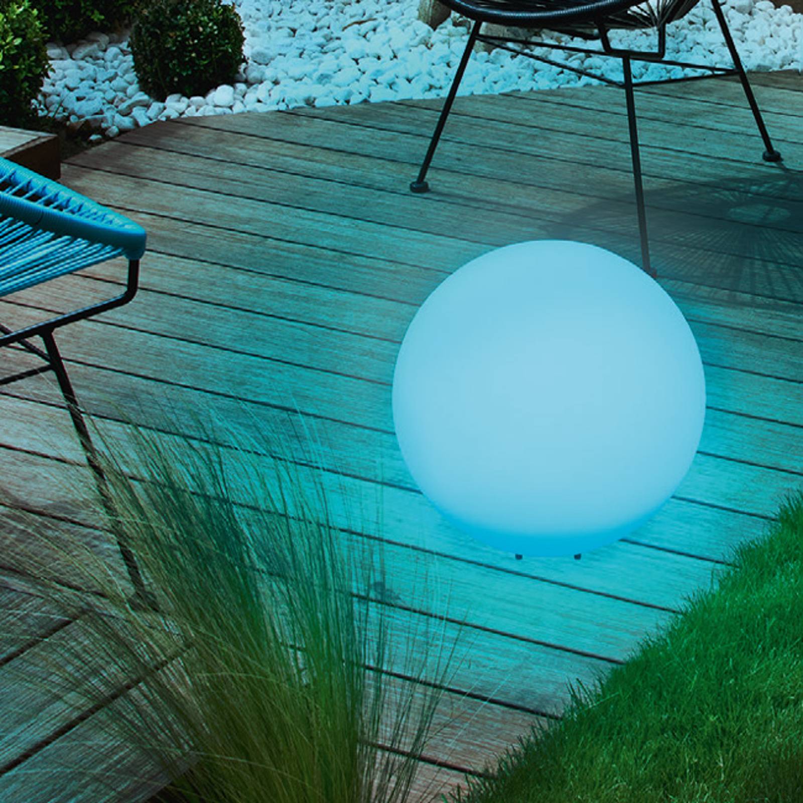 Mega Ball -pallovalaisin aurinkokennolla 40 cm