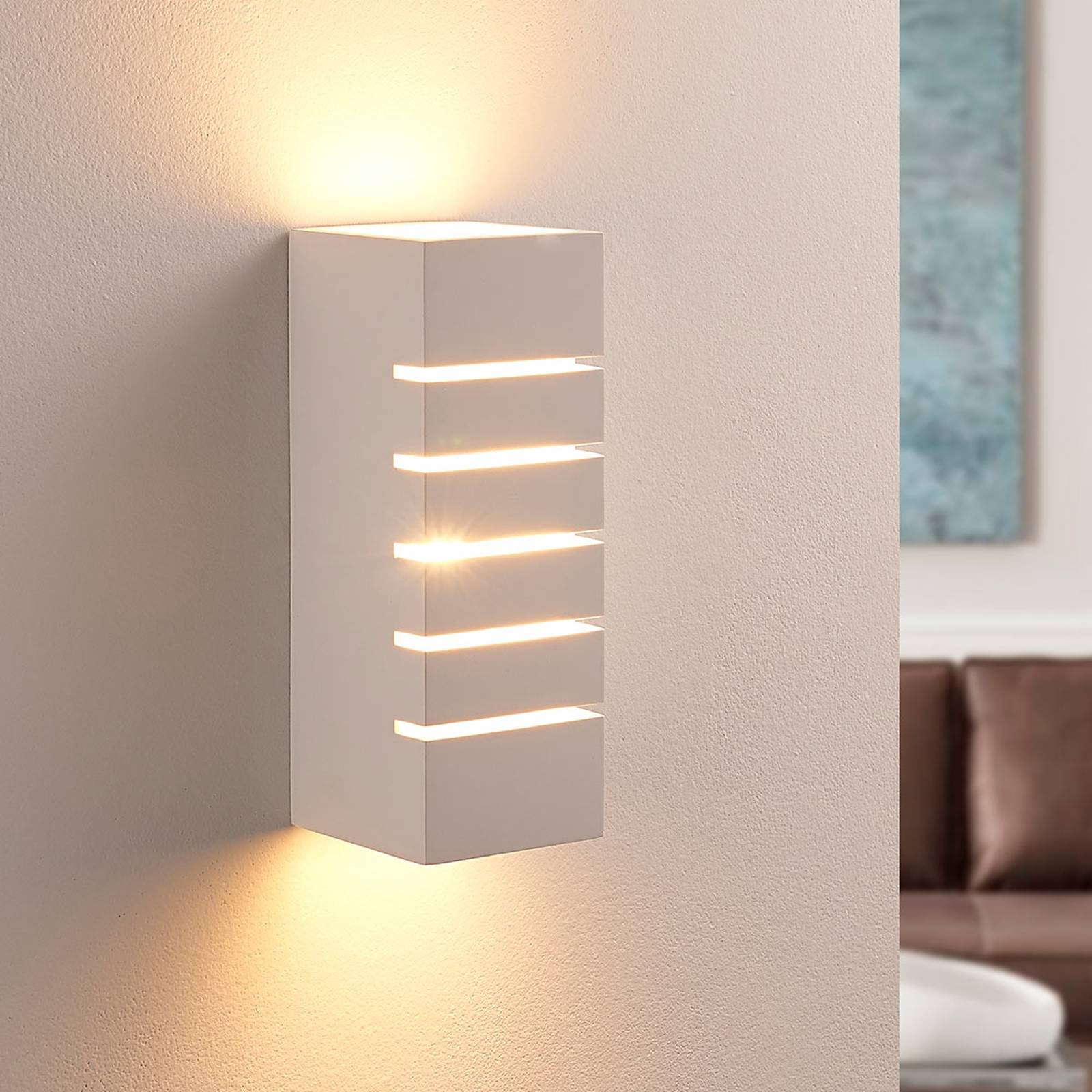 Kipsiseinävalaisin Laslo, raidat, G9 LED