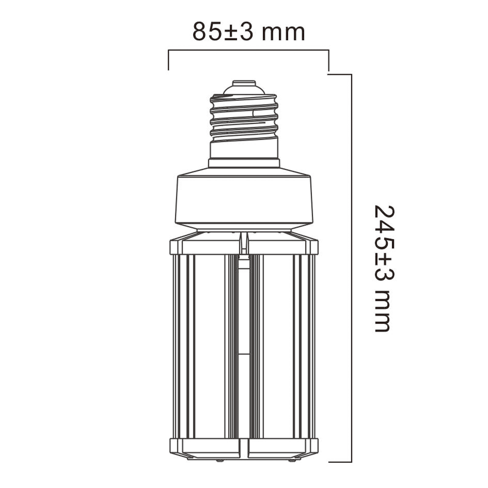 Sylvania-LED-lamppu E40, 54W, 4 000 K, 6 800 lm