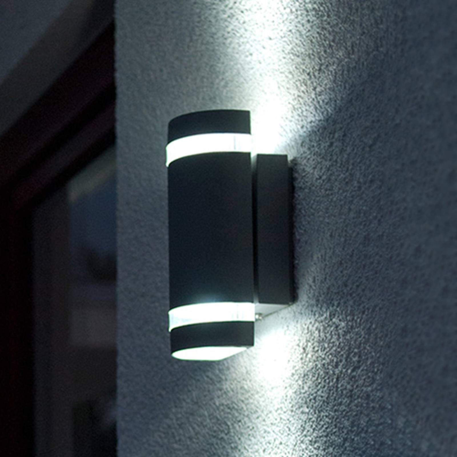 Hieno muotoiluvalaisin Focus, antrasiitti